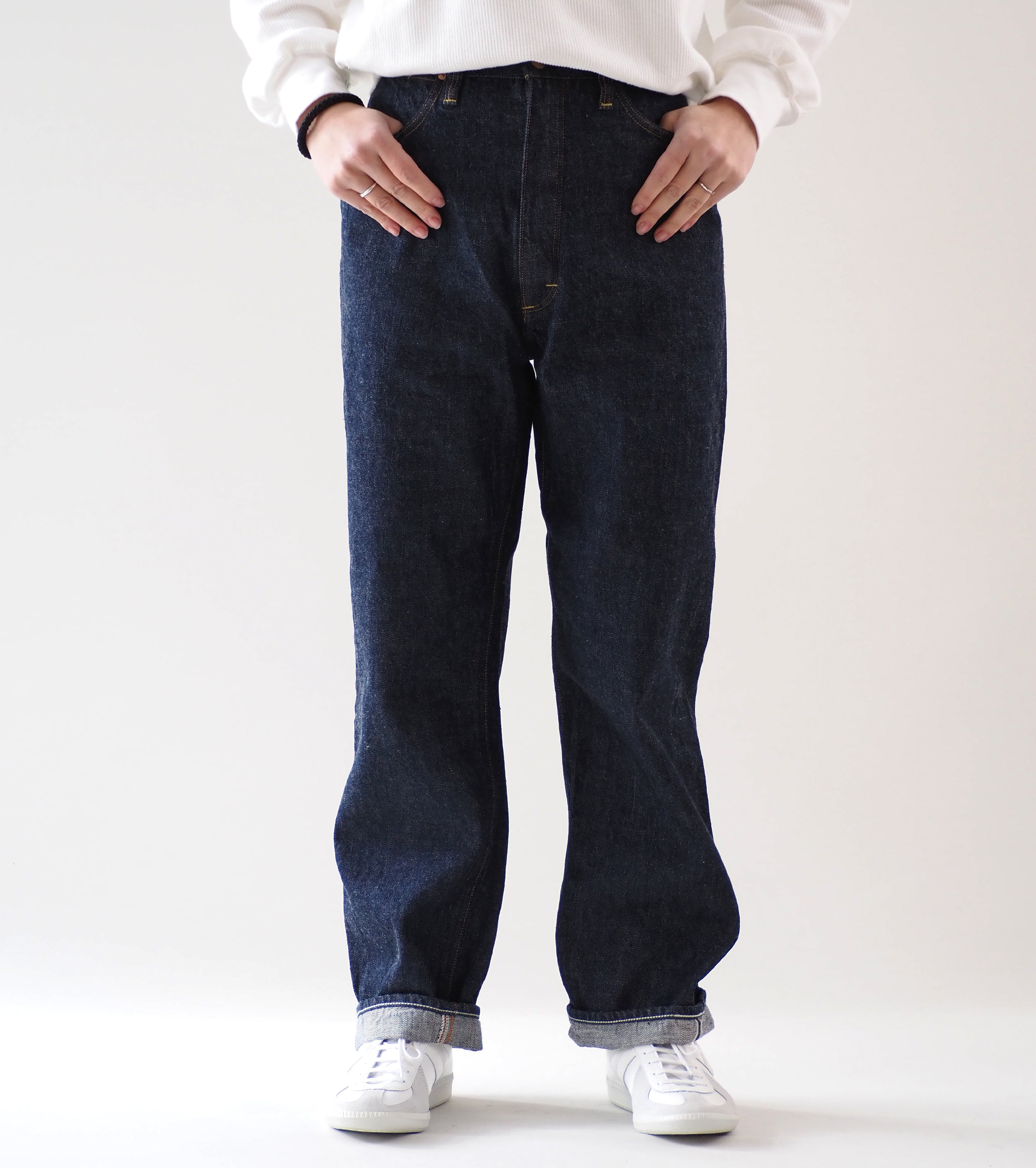 orslow High Rise Denim Pants Jasmine, One Wash