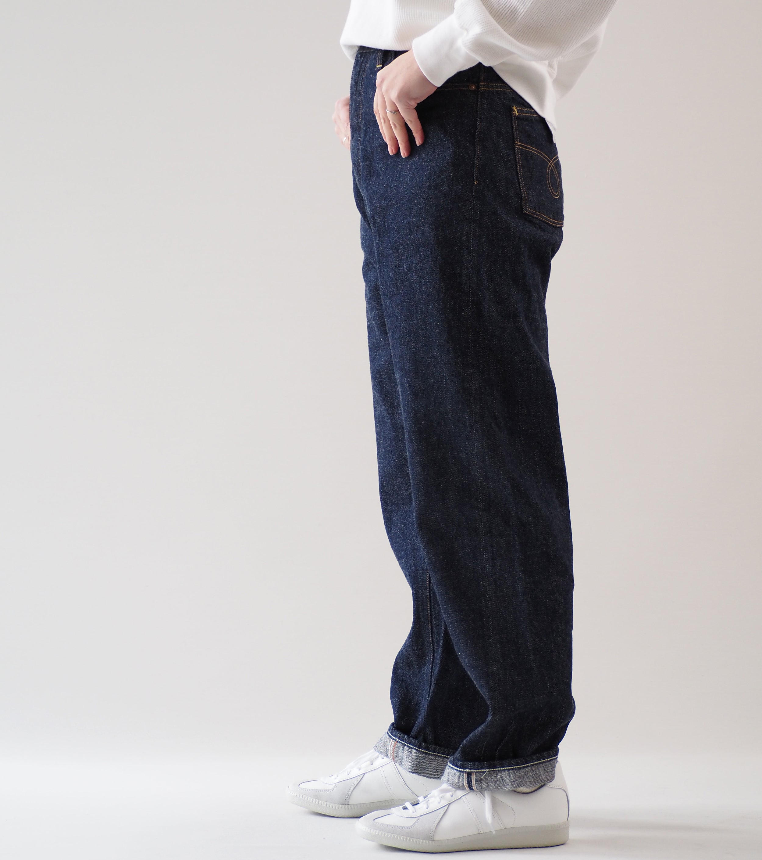 orslow High Rise Denim Pants Jasmine, One Wash