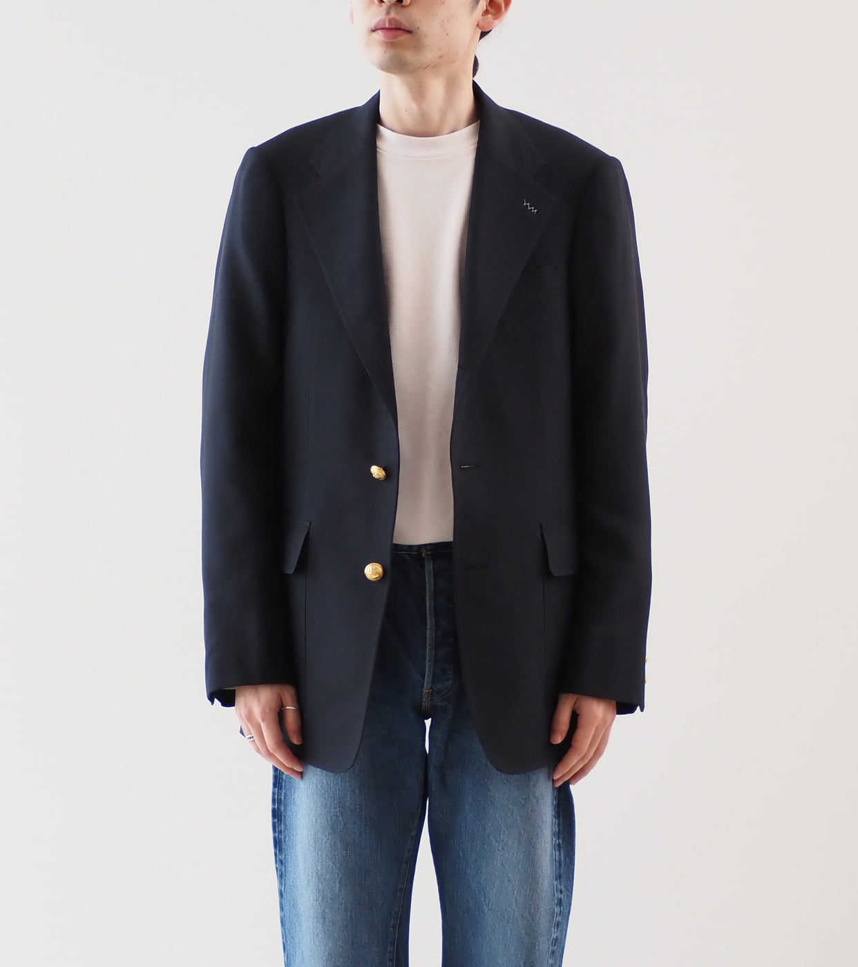 MAATEE & SONS SINGLE BLAZER , Black Navy