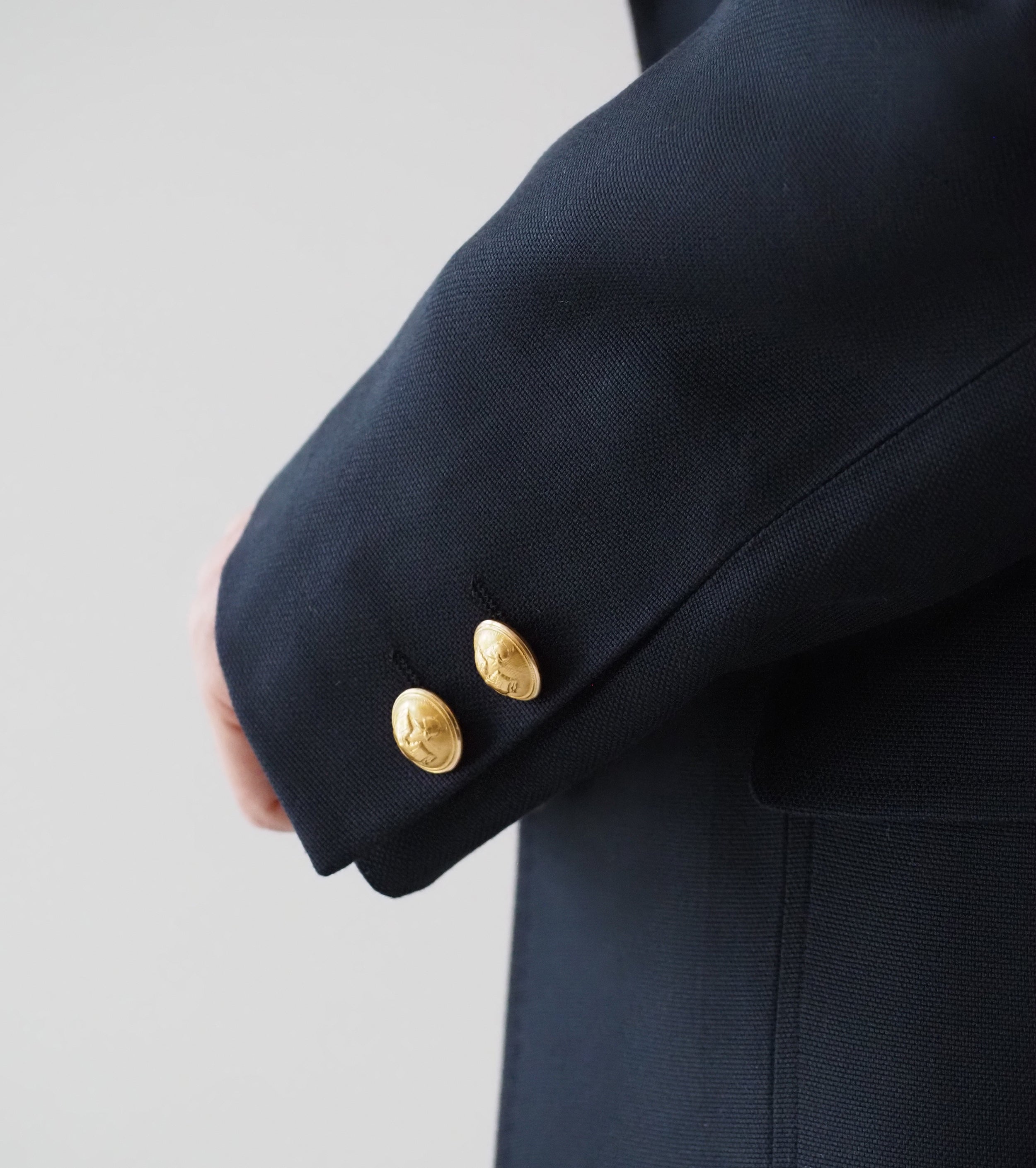 MAATEE & SONS SINGLE BLAZER , Black Navy