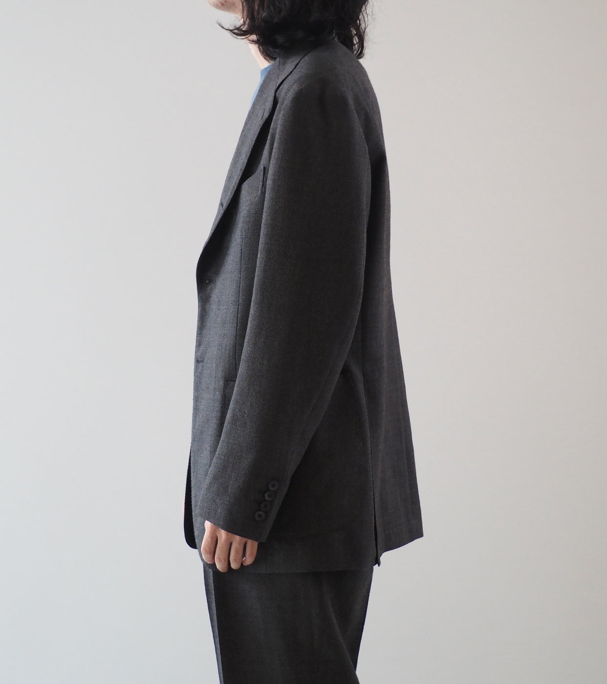 MAATEE & SONS Single Ancon Jacket, C Gray