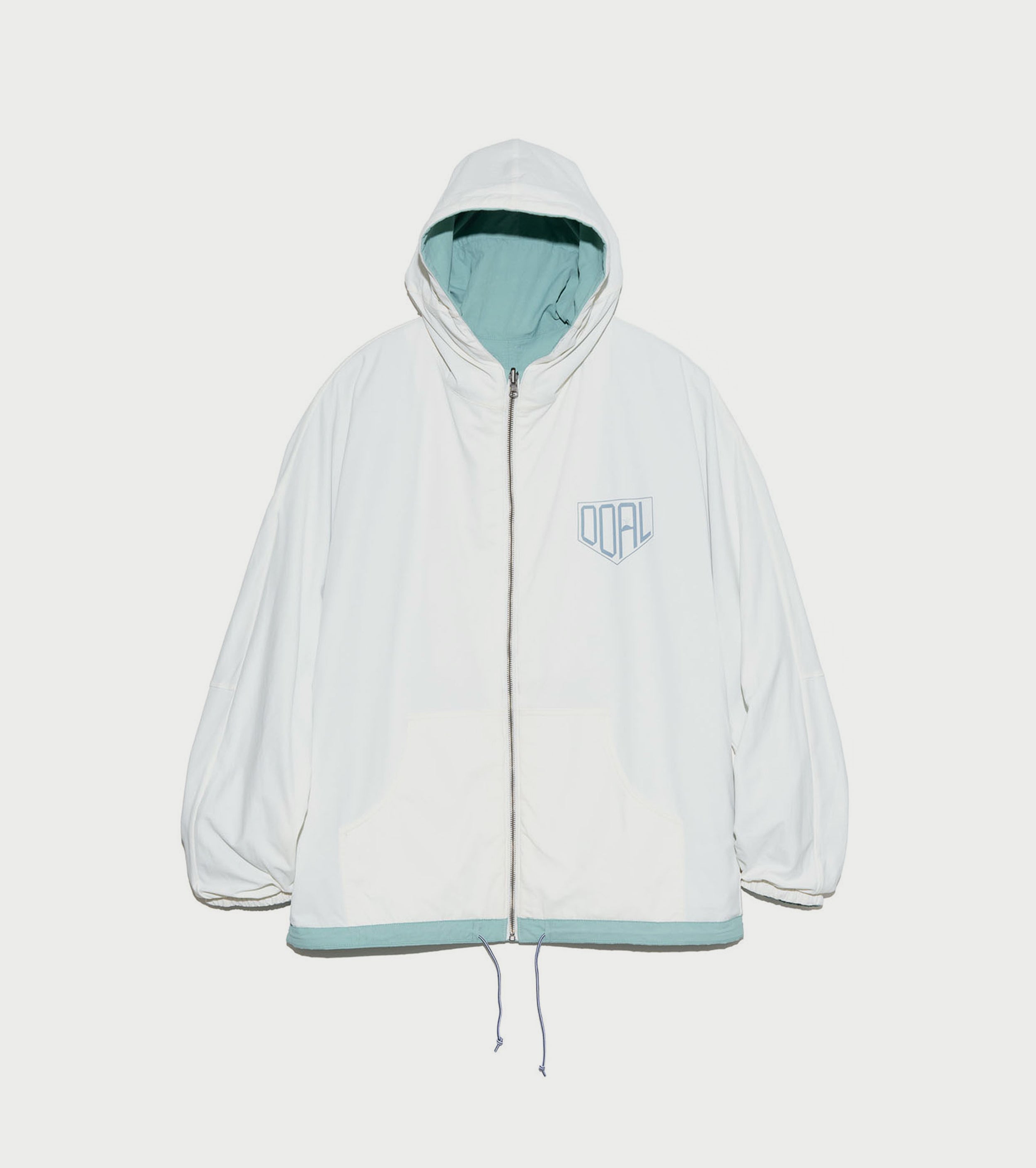 nanamica Reversible Hooded Jacket, Coral Green