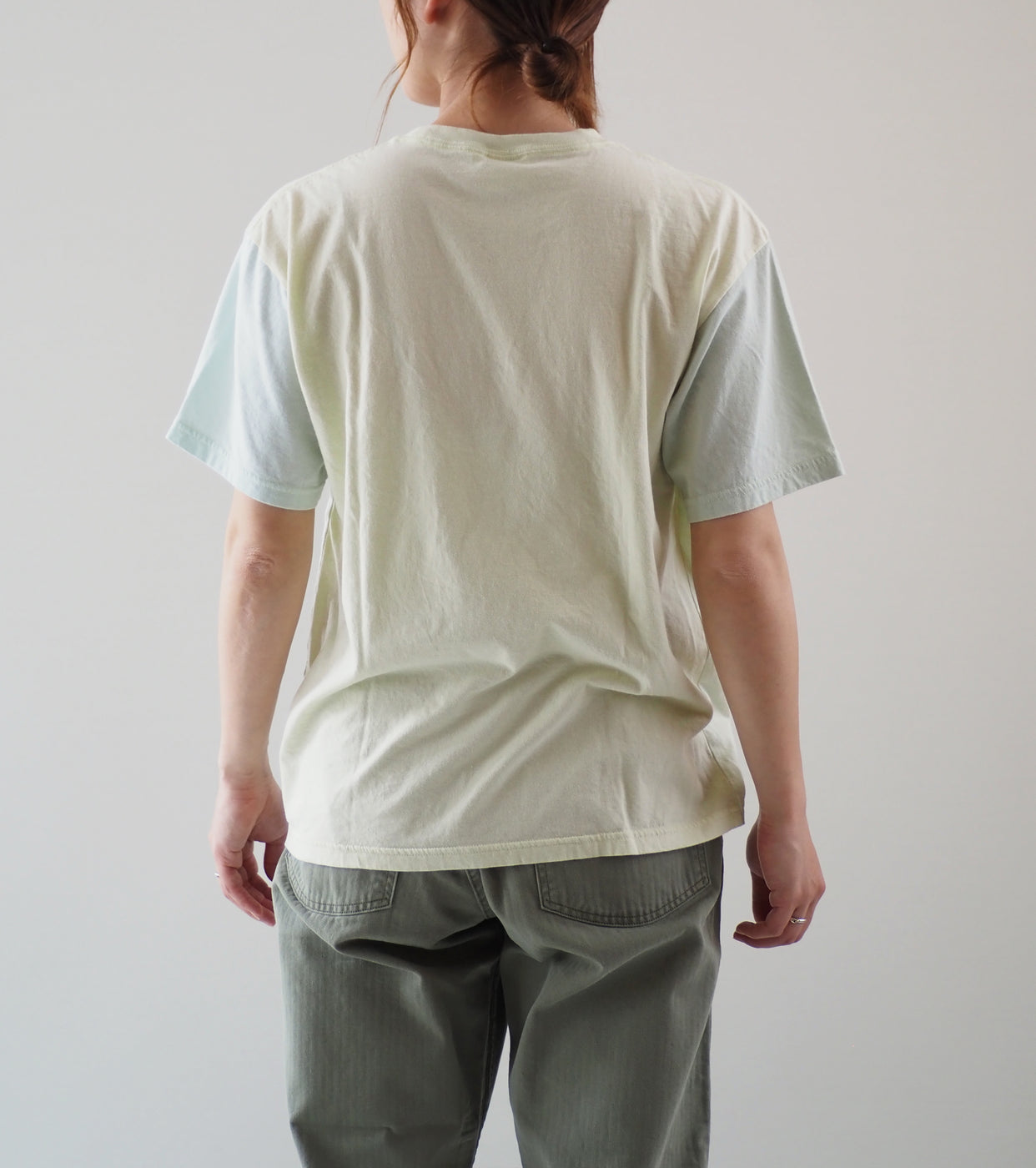 orslow 4Tone Pockets Tee Shirts, Ice Green