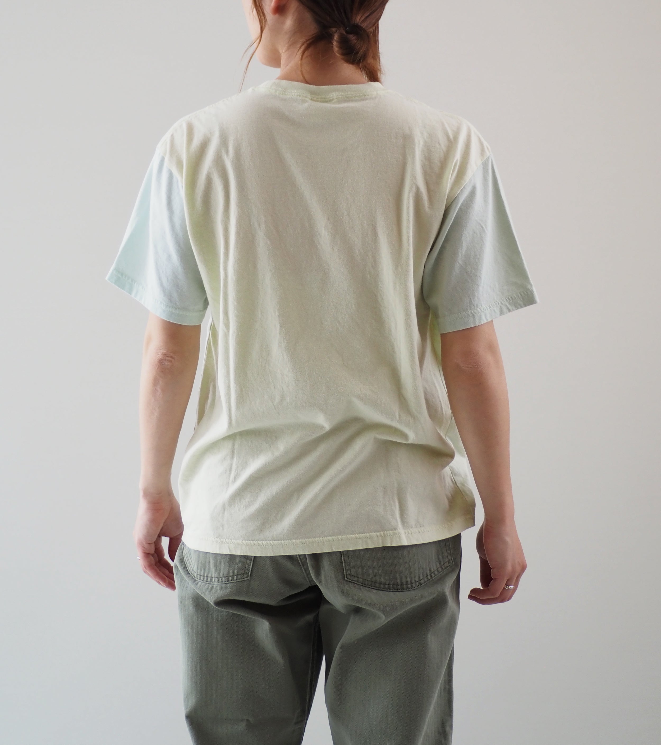 orslow 4Tone Pockets Tee Shirts, Ice Green