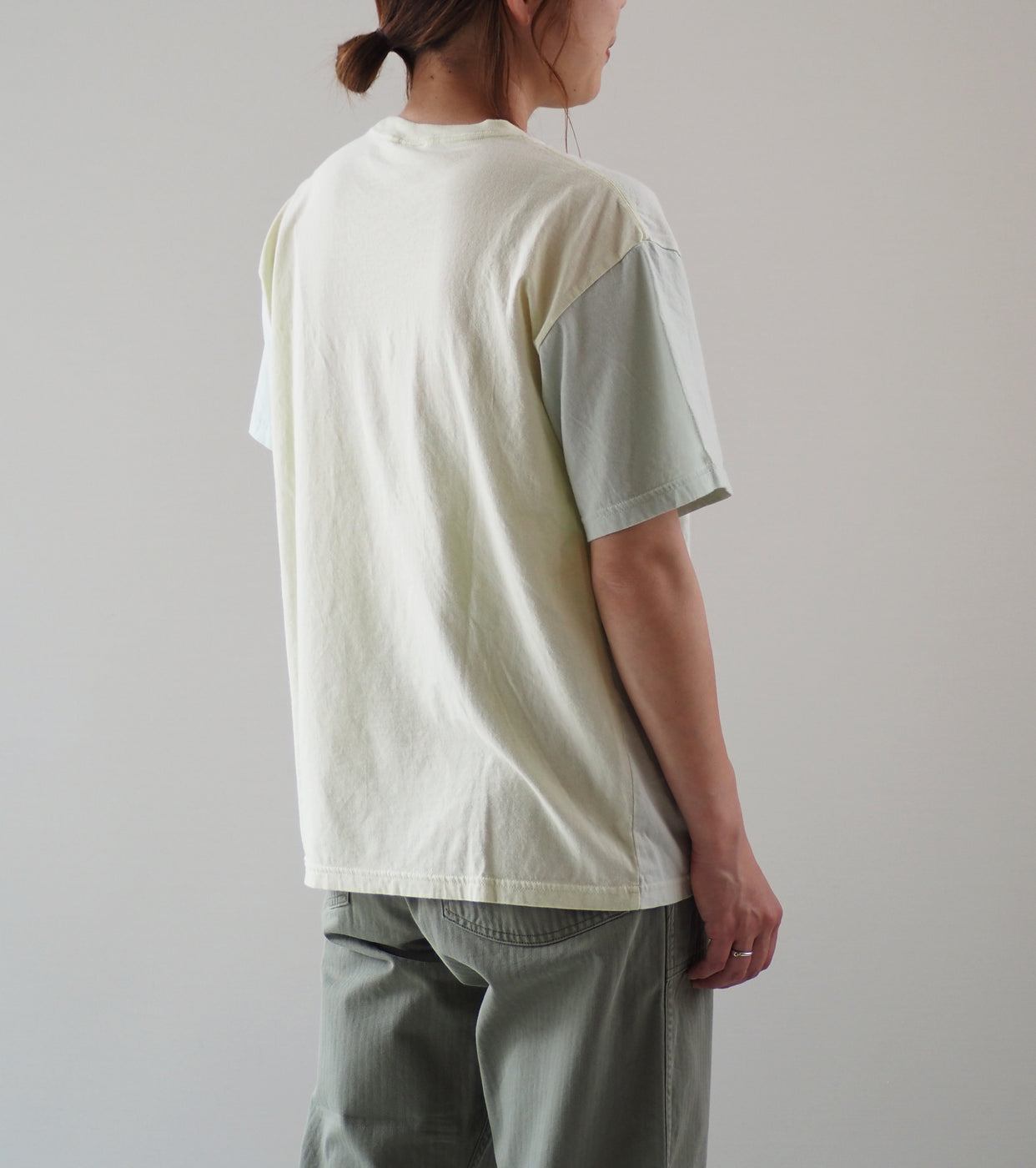 orslow 4Tone Pockets Tee Shirts, Ice Green