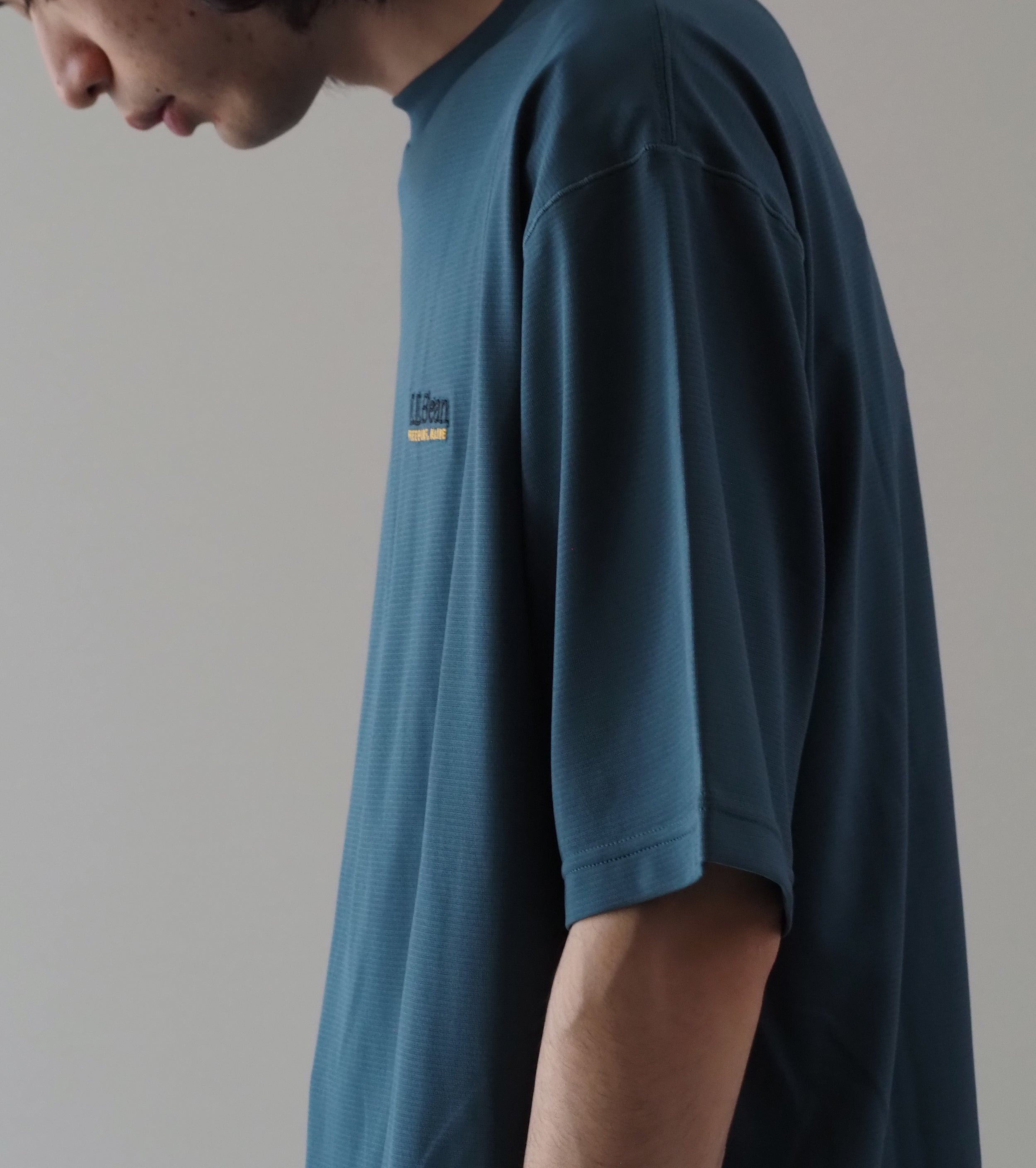 L.L.Bean JAPAN EDITION  Abbot Short Sleeve Crew ,  Hunter Green