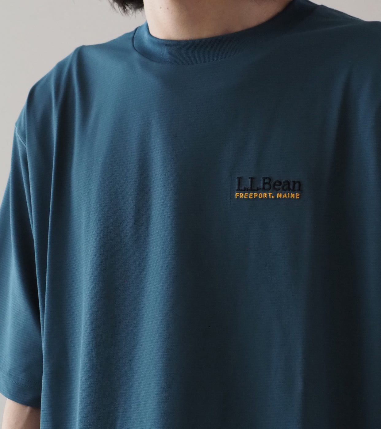 L.L.Bean JAPAN EDITION Abbot Short Sleeve Crew , Hunter Green
