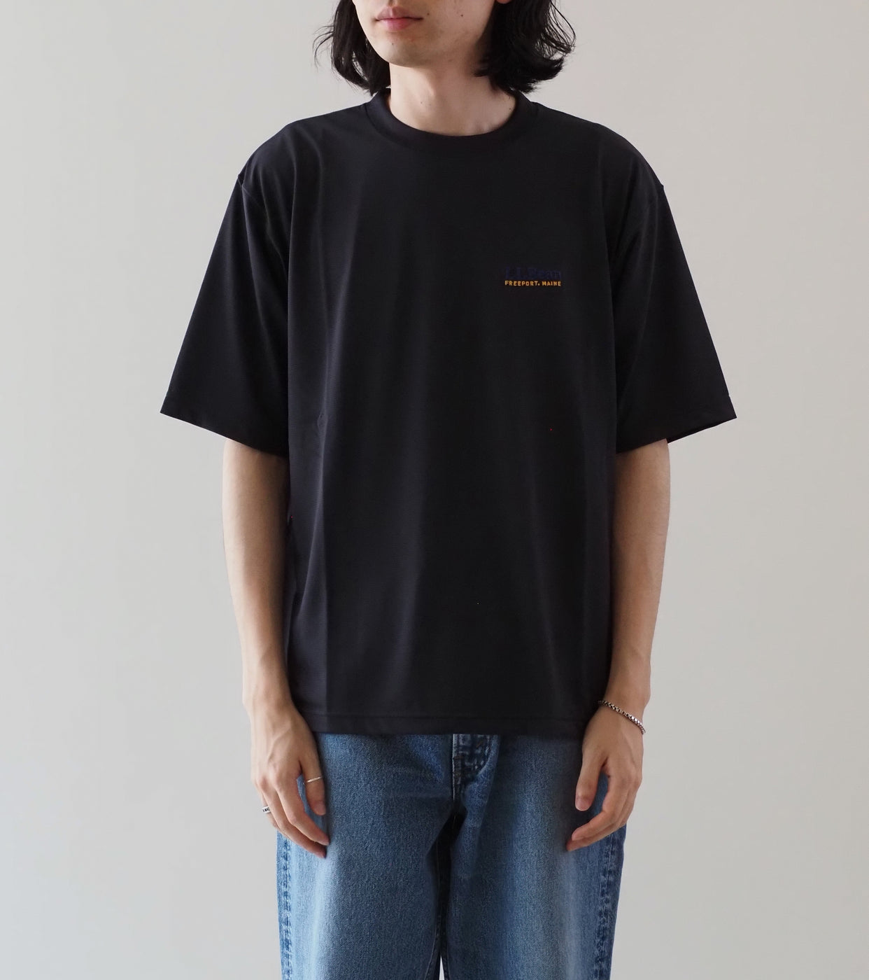 L.L.Bean JAPAN EDITION Abbot Short-Sleeve Crew , Night