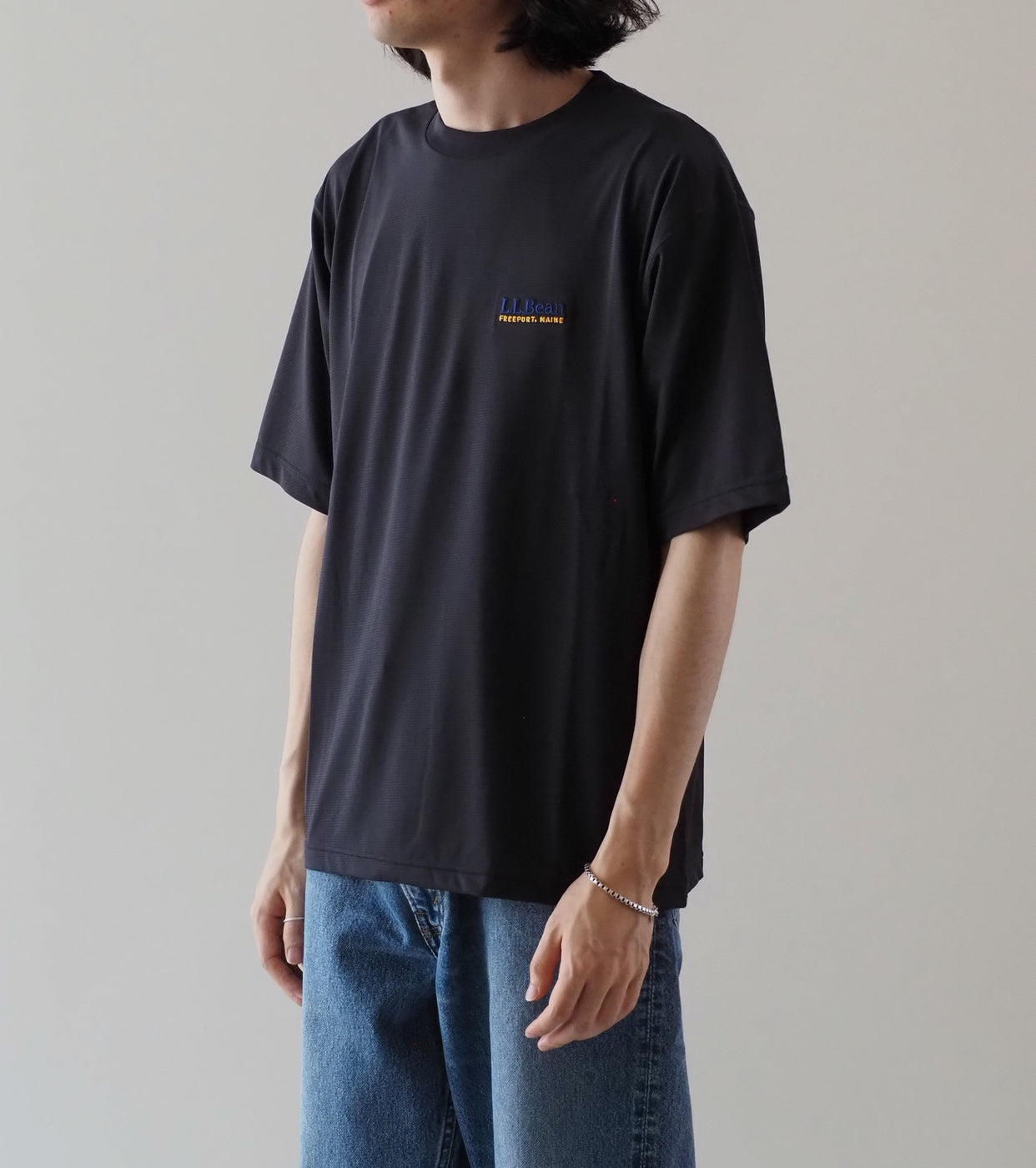 L.L.Bean JAPAN EDITION Abbot Short-Sleeve Crew , Night