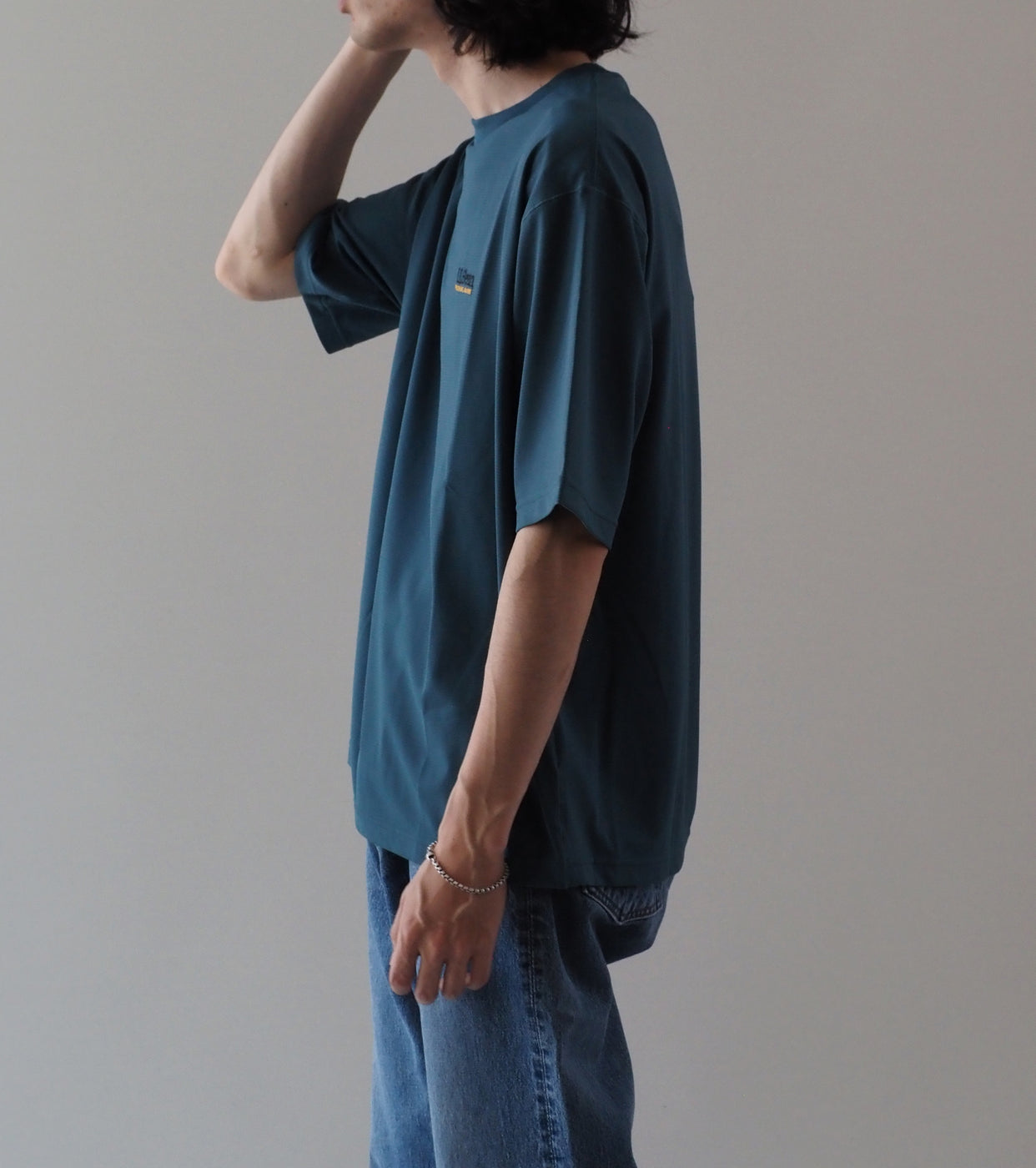 L.L.Bean JAPAN EDITION Abbot Short Sleeve Crew , Hunter Green
