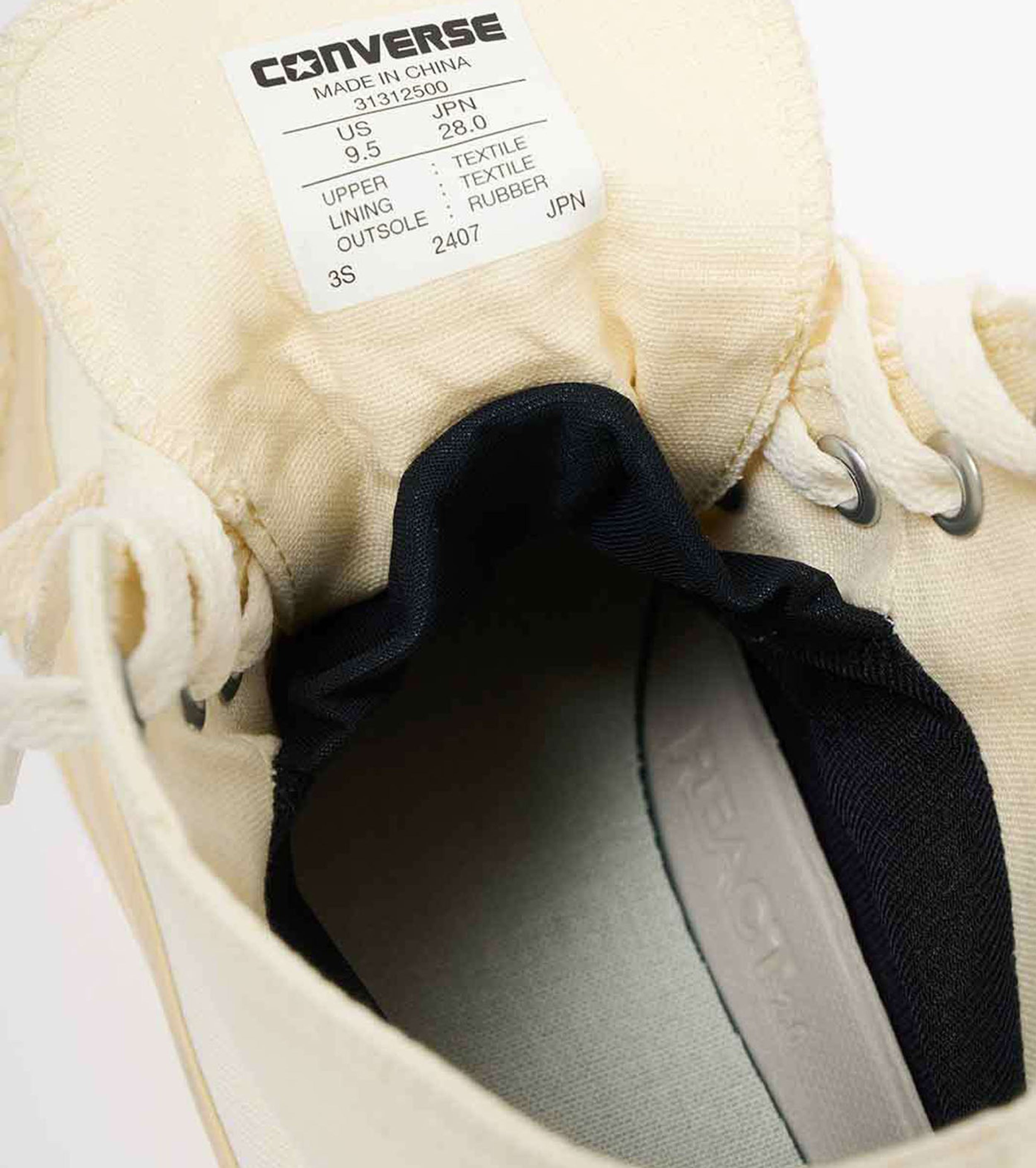 nanamica x CONVERSE All Star nanamica Gore-Tex Hi , Natural White