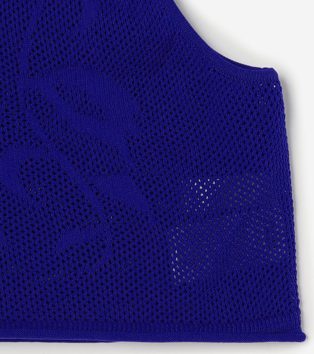 A MENDA Flower Lace Knit Vest , Royal