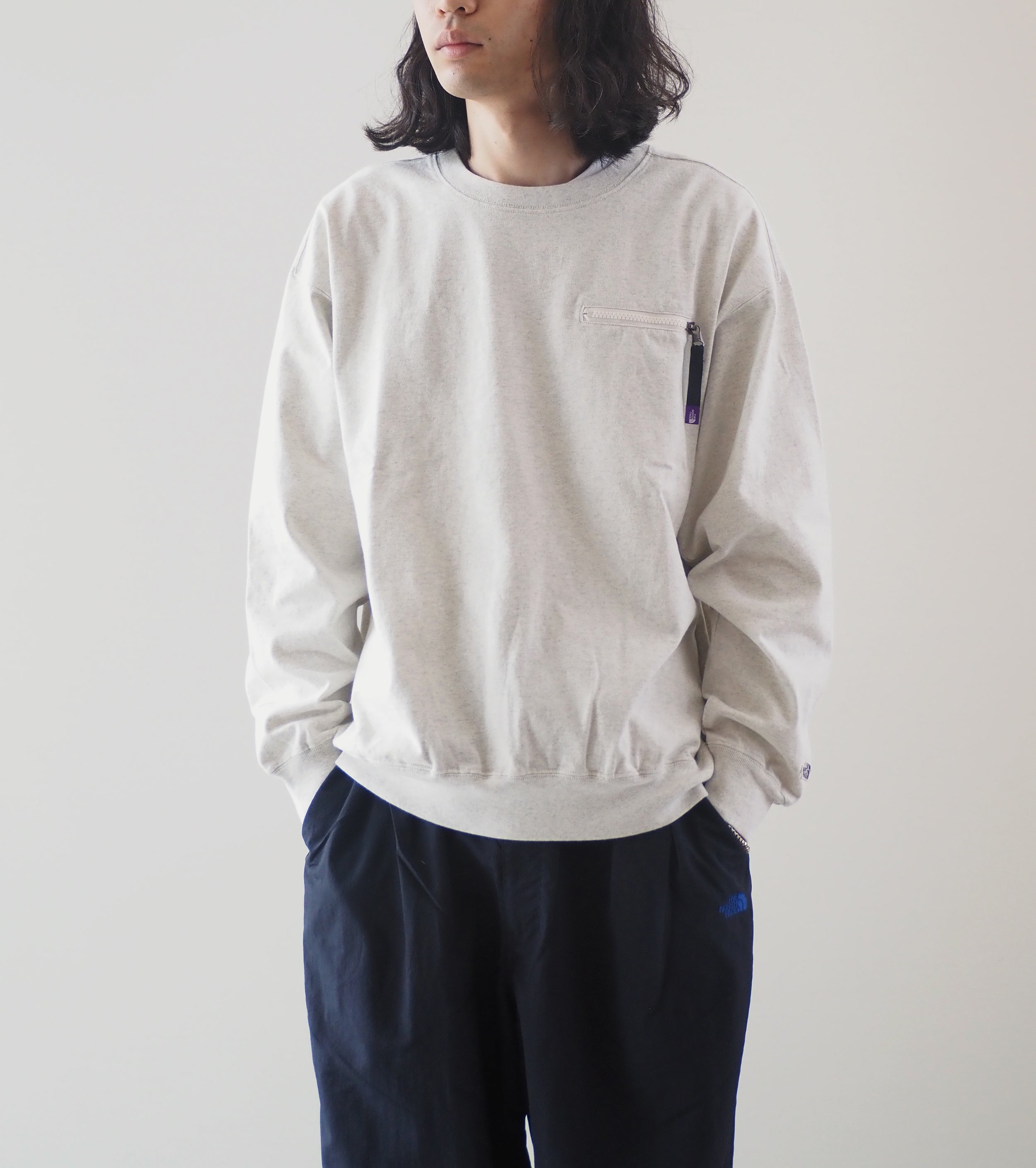 9.5oz Cotton Jersey Field Pullover,  Oatmeal