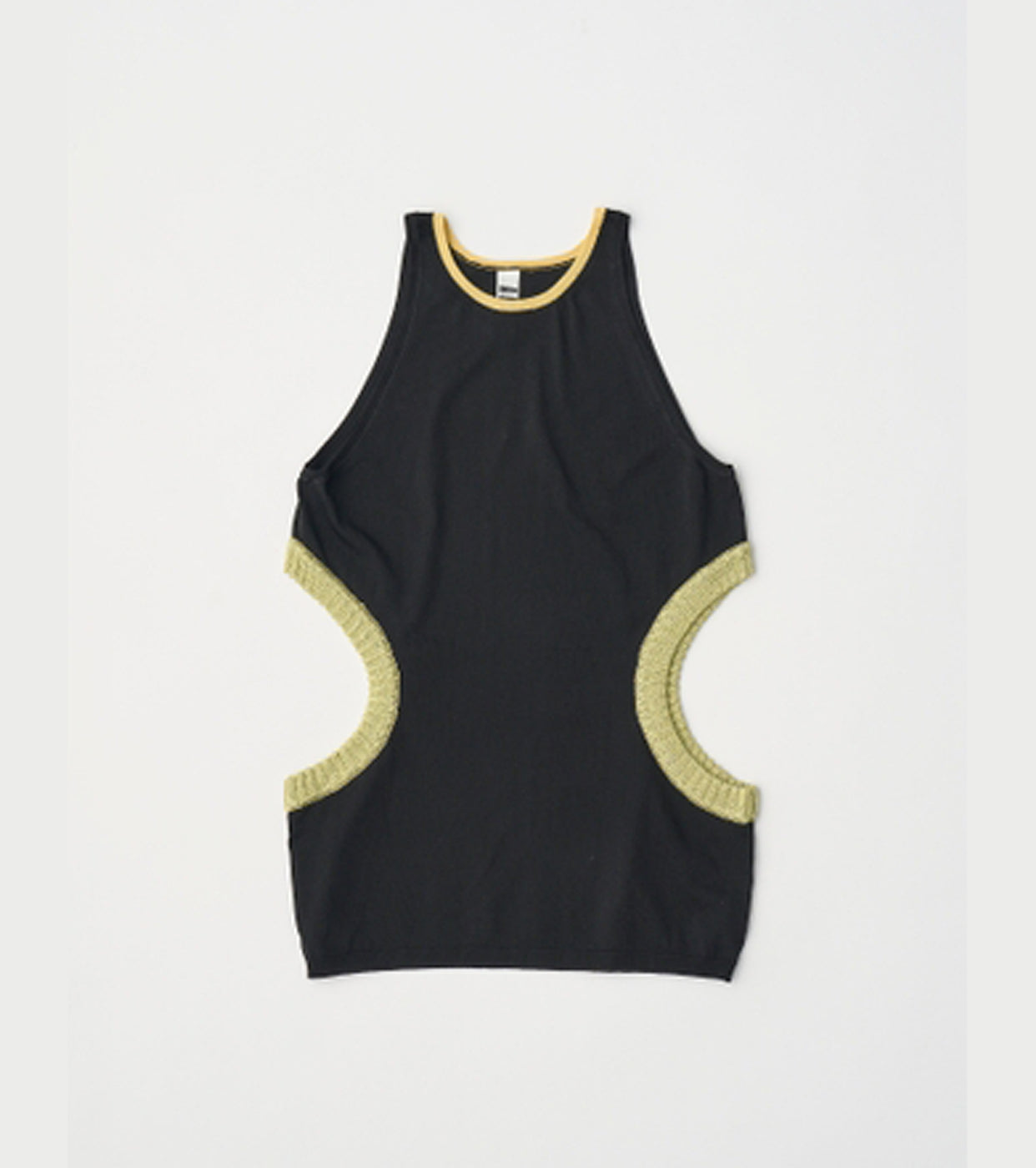 A MENDA Old Swimsuit Design Top, Black
