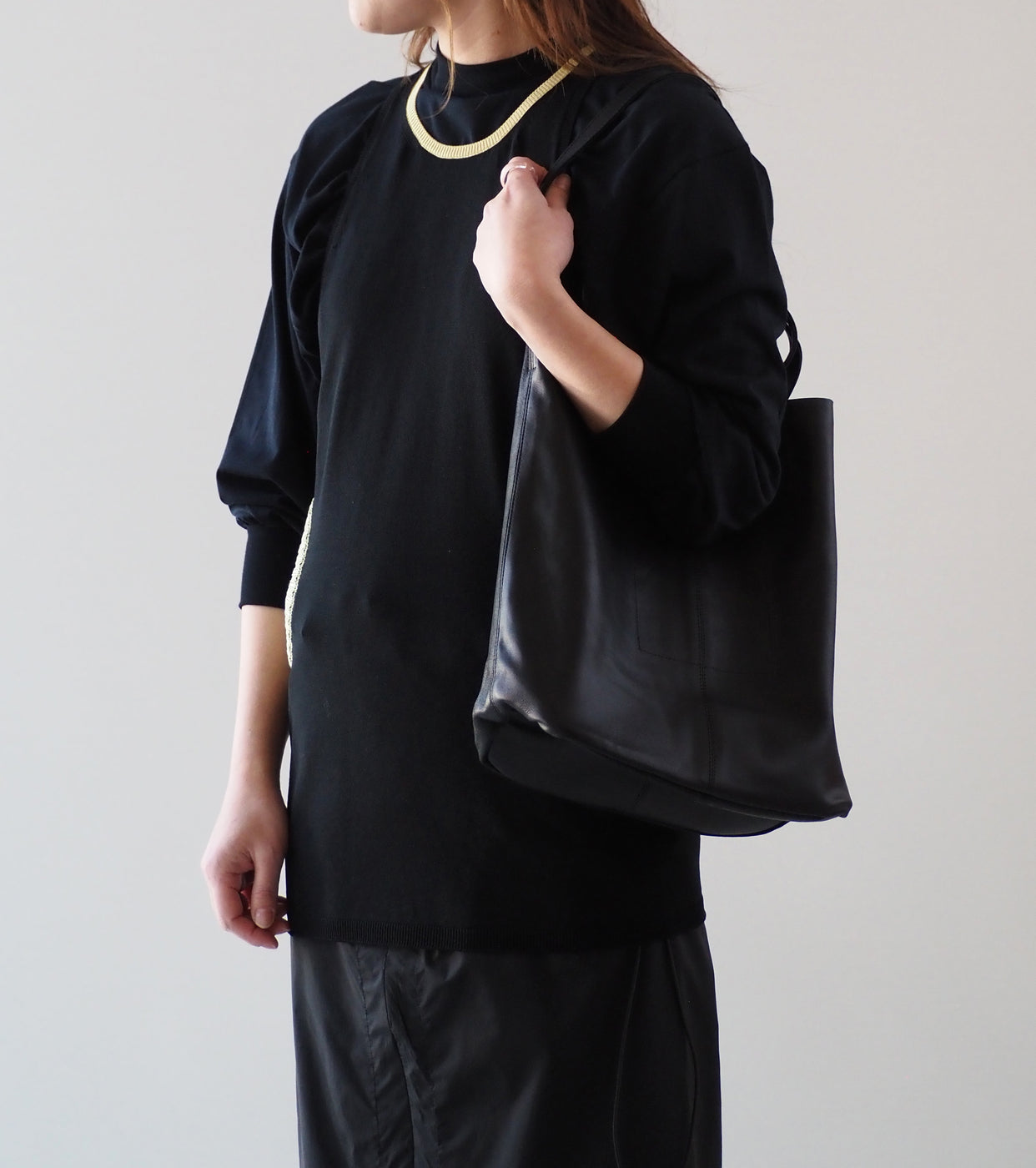 A MENDA Old Swimsuit Design Top, Black