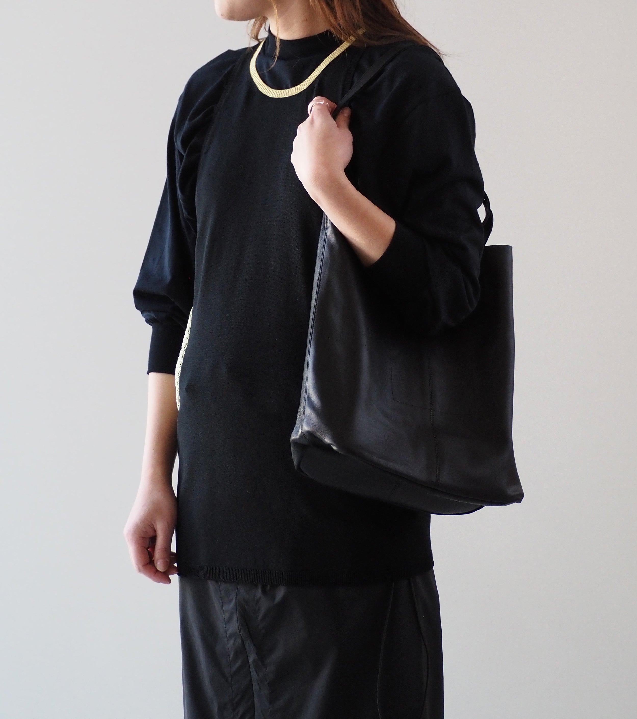 A MENDA Old Swimsuit Design Top, Black