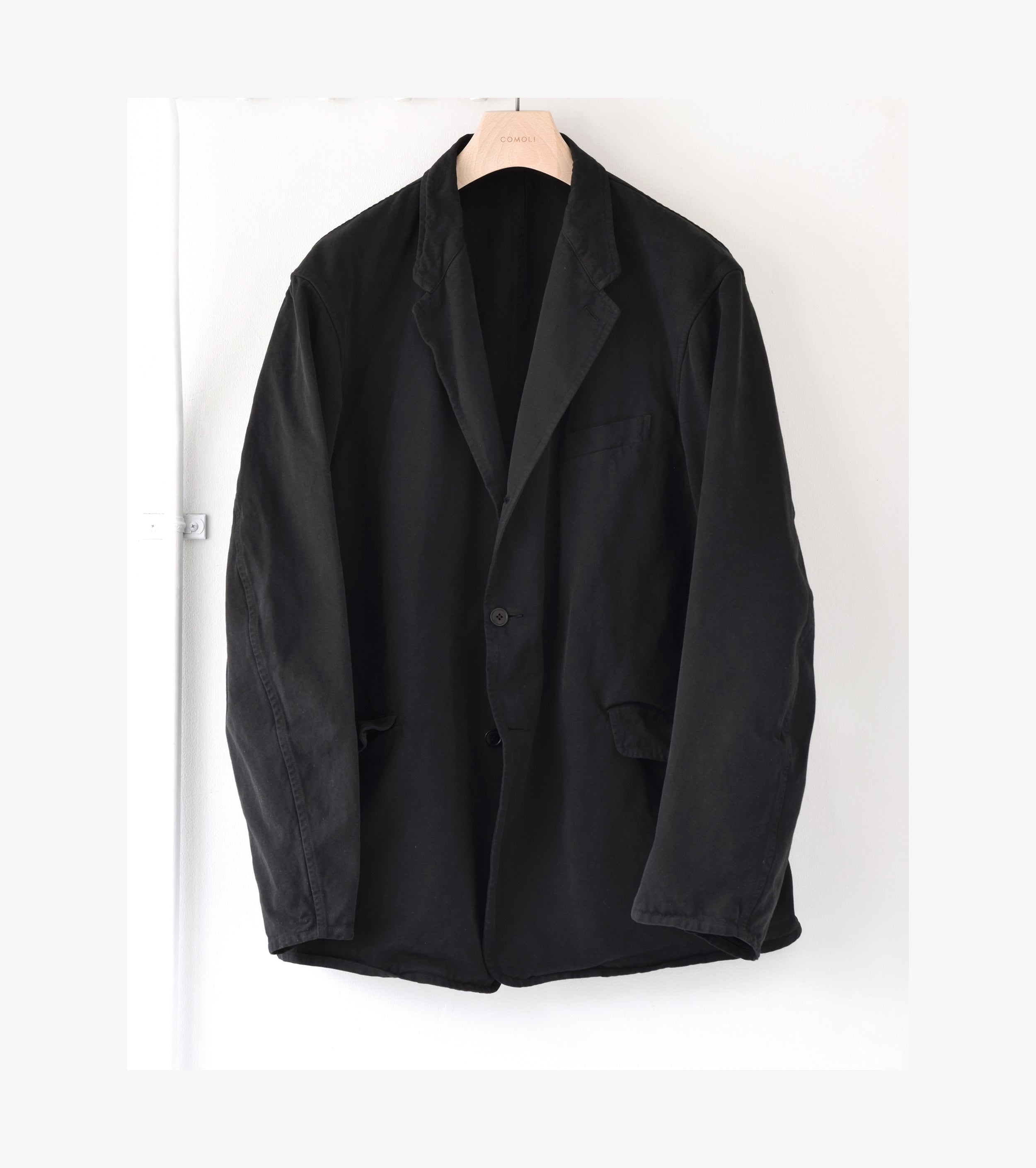 COMOLI Product Dyed Jacket,Black