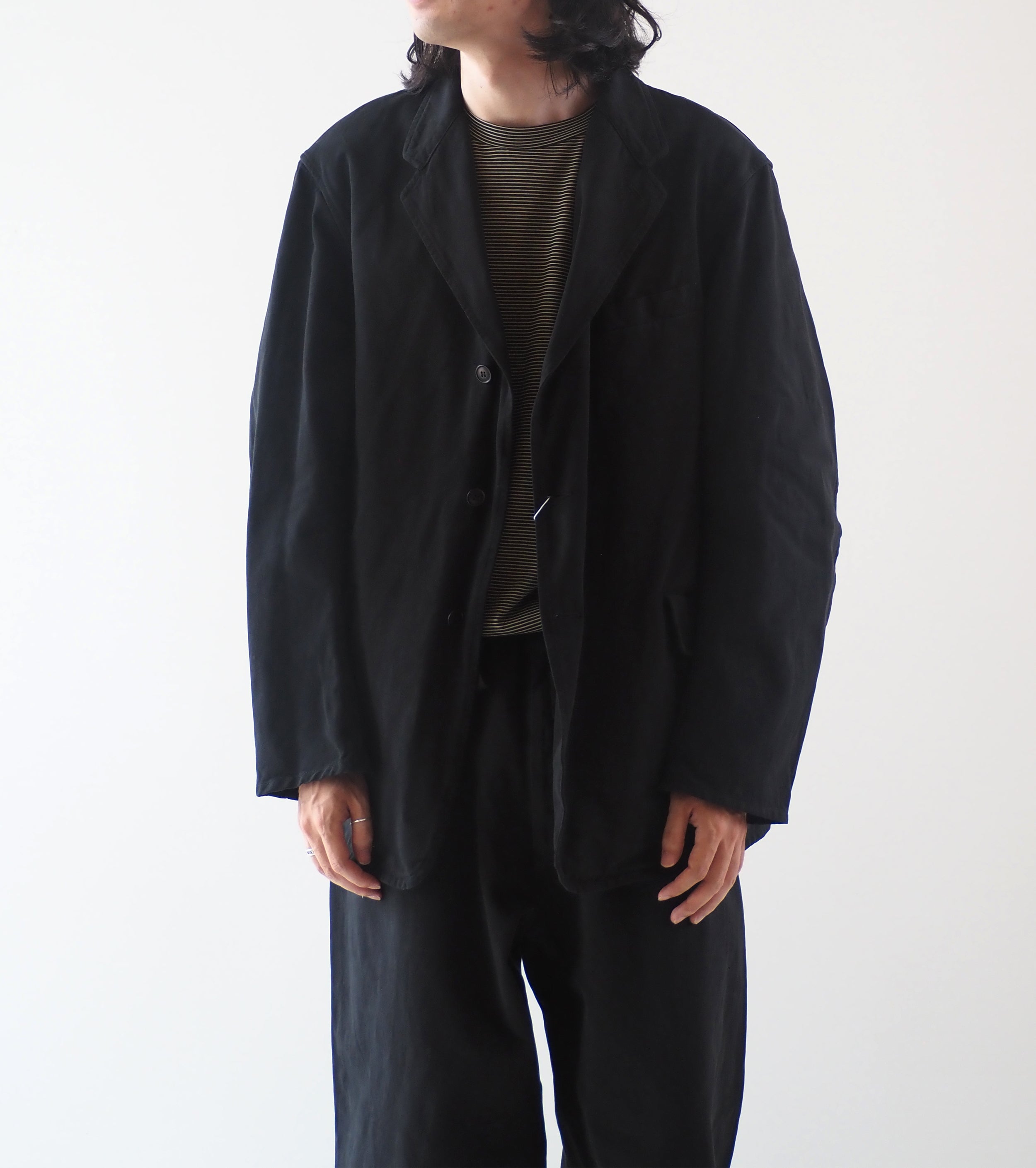 COMOLI Product Dyed Jacket,Black