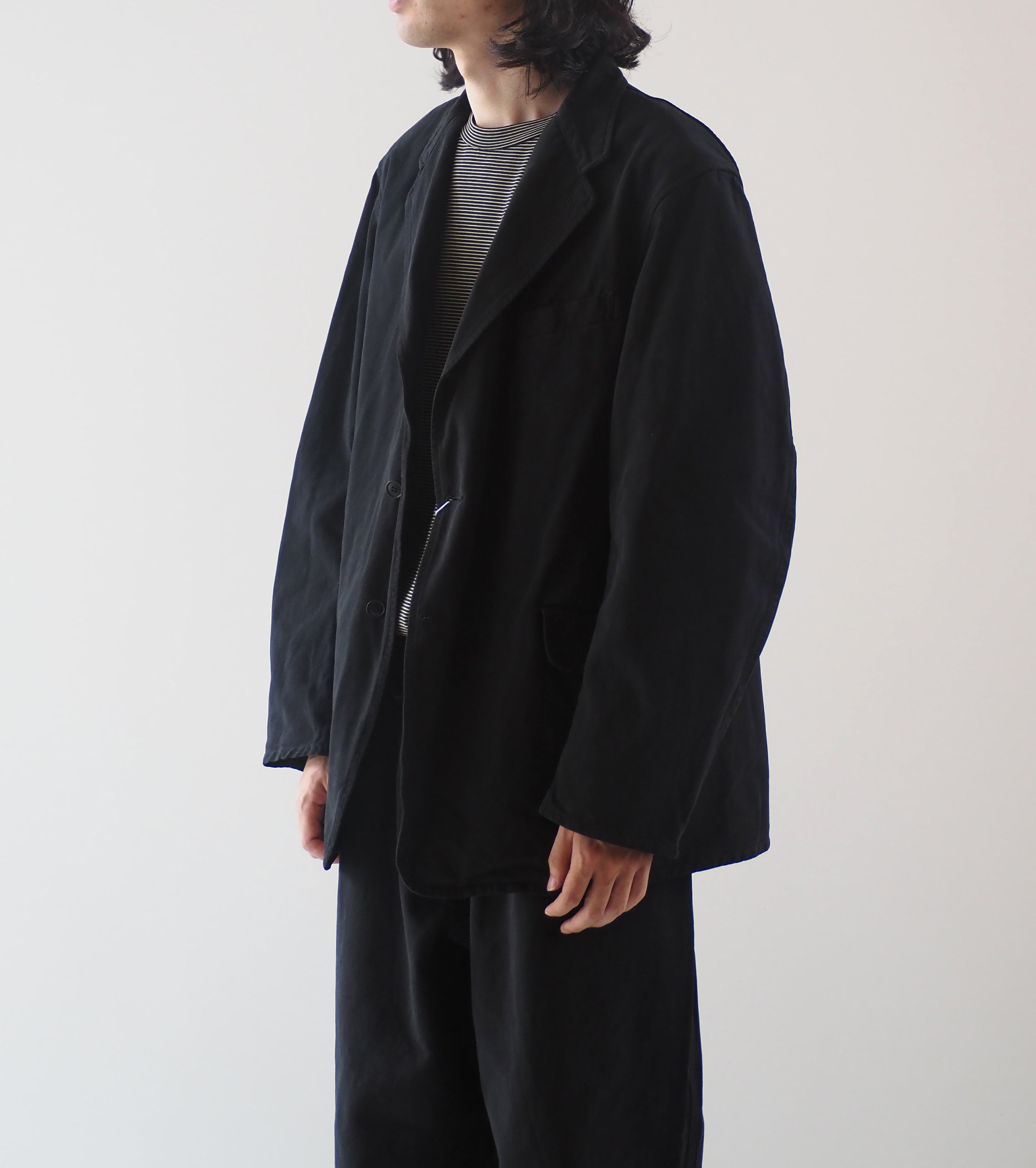 COMOLI Product Dyed Jacket,Black