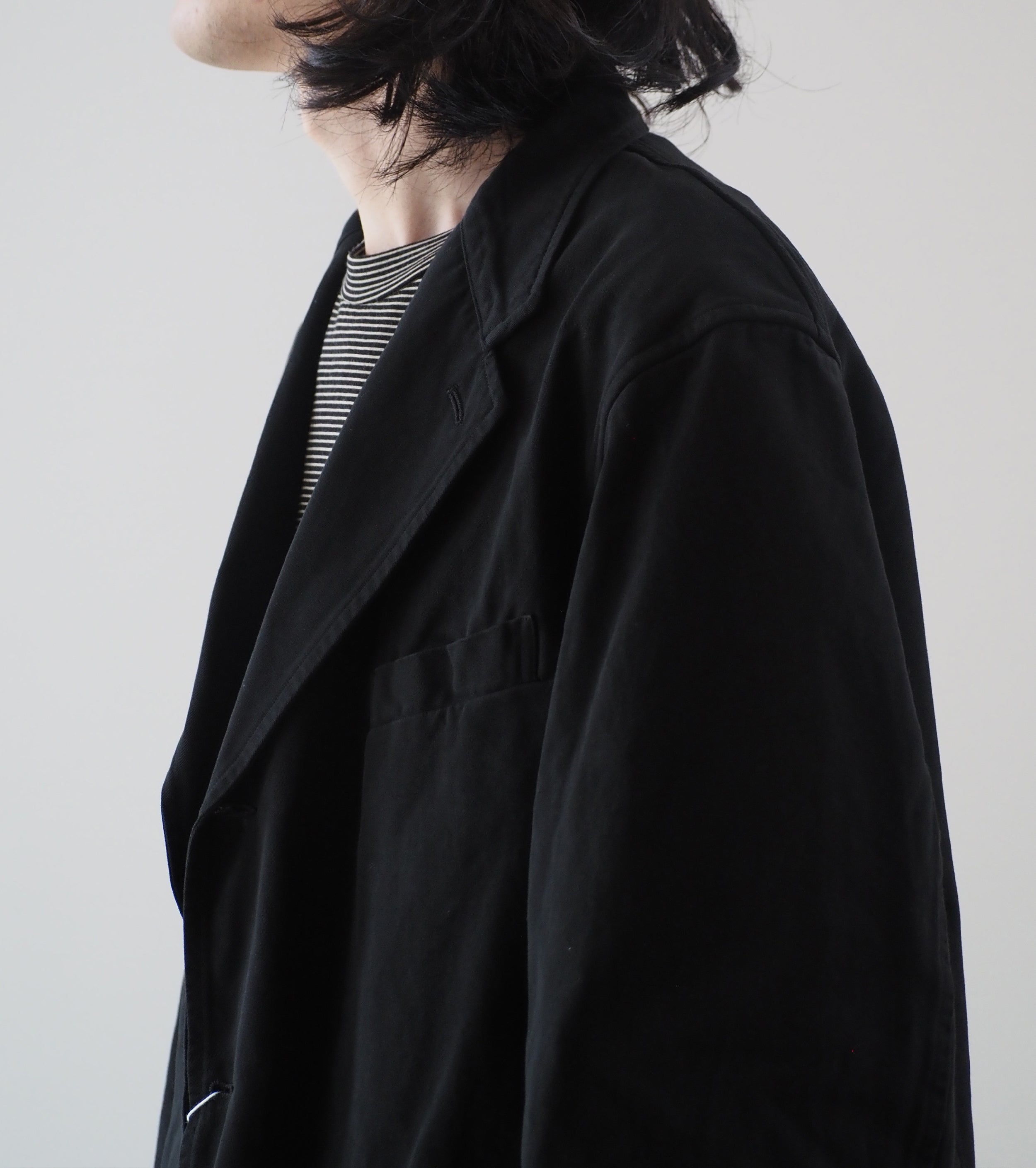 COMOLI Product Dyed Jacket,Black