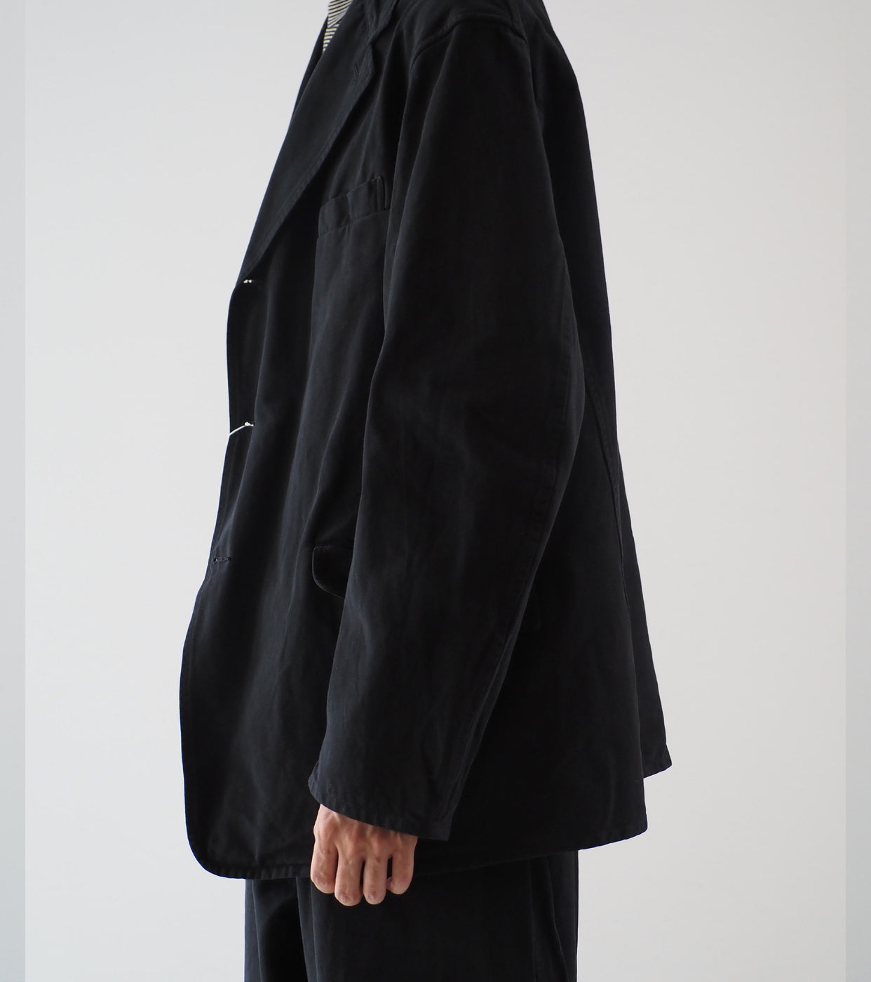 COMOLI Product Dyed Jacket,Black