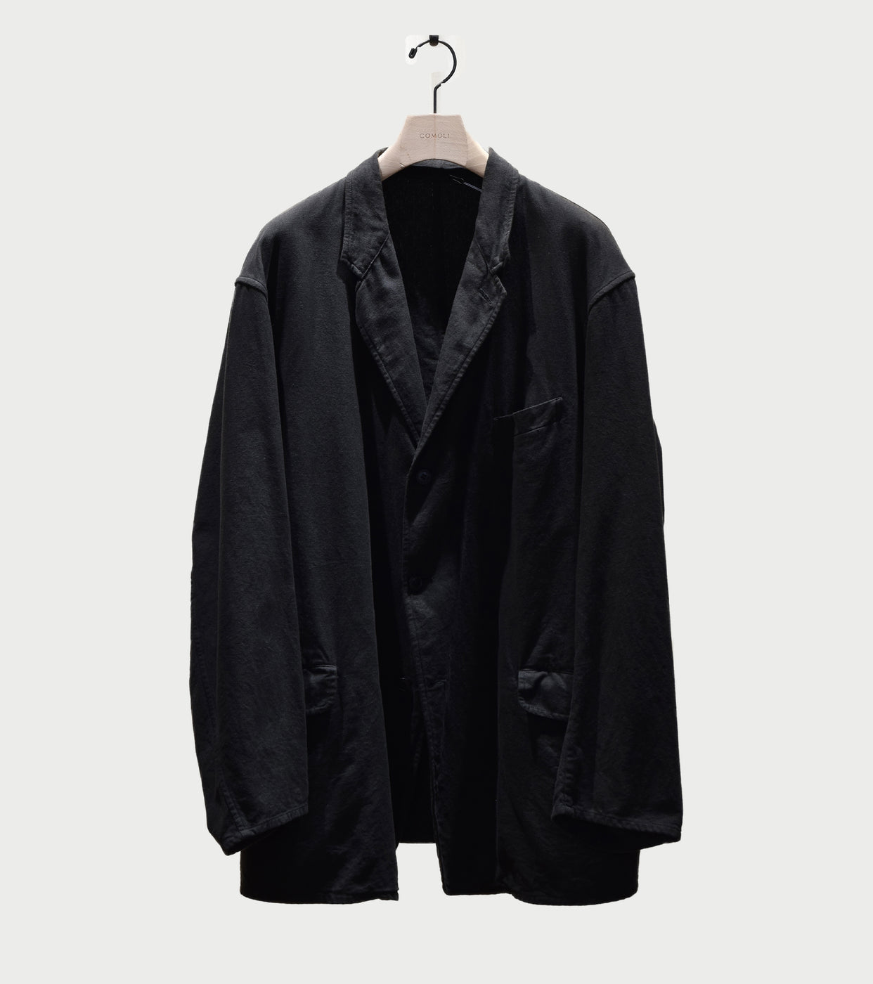 COMOLI Cotton Duck Jacket , Black