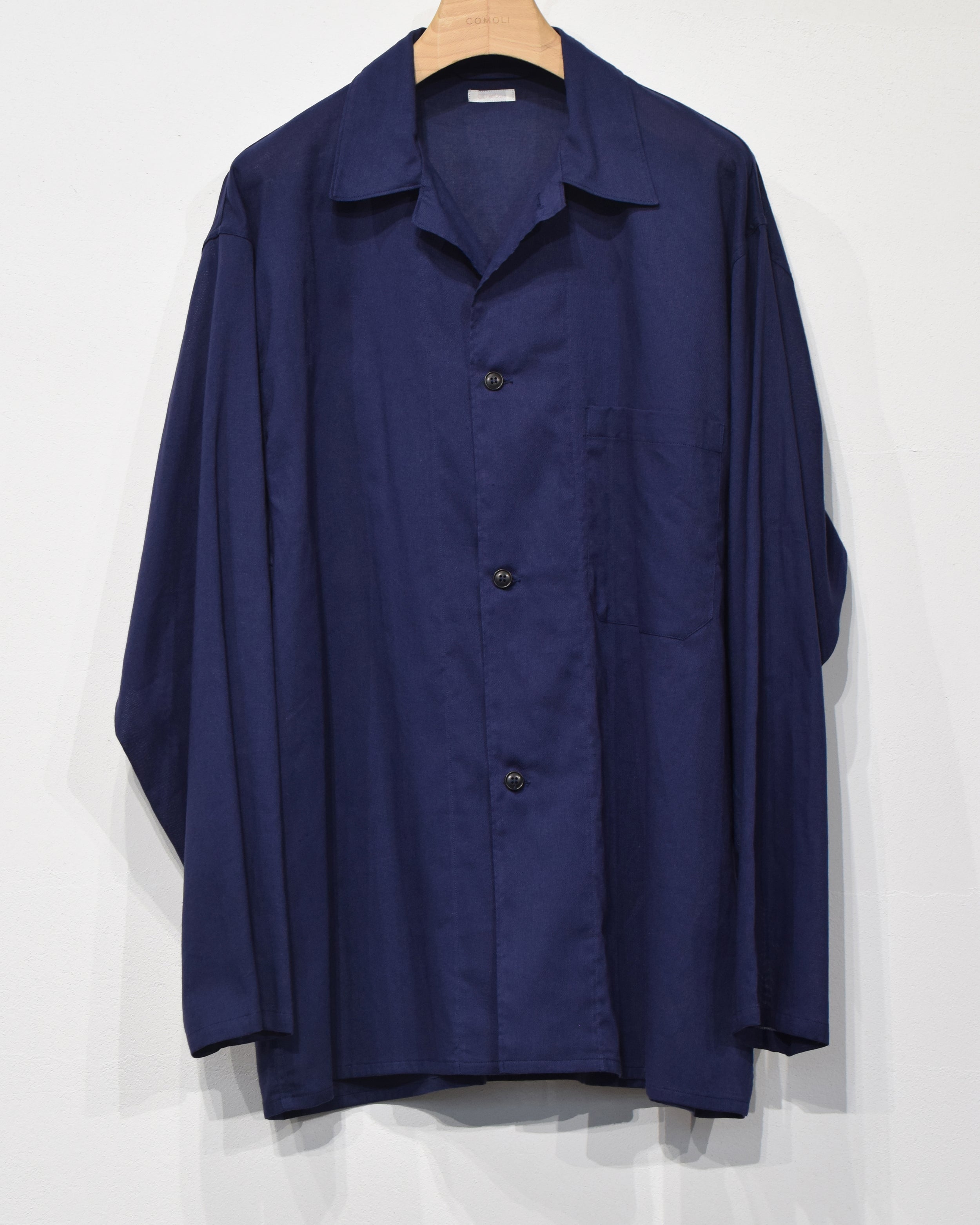 COMOLI SHIRTS, Navy