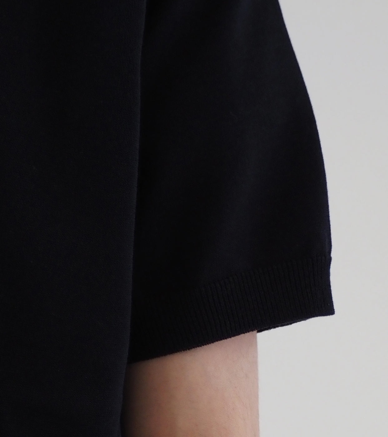MAATEE&SONS POLO SWEATER, Navy