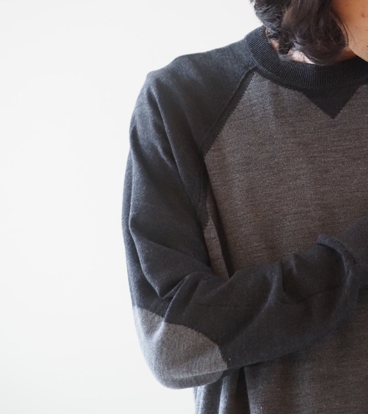 MAATEE&SONS TUBLER SWEATER MARTIN, Charcoal Gray