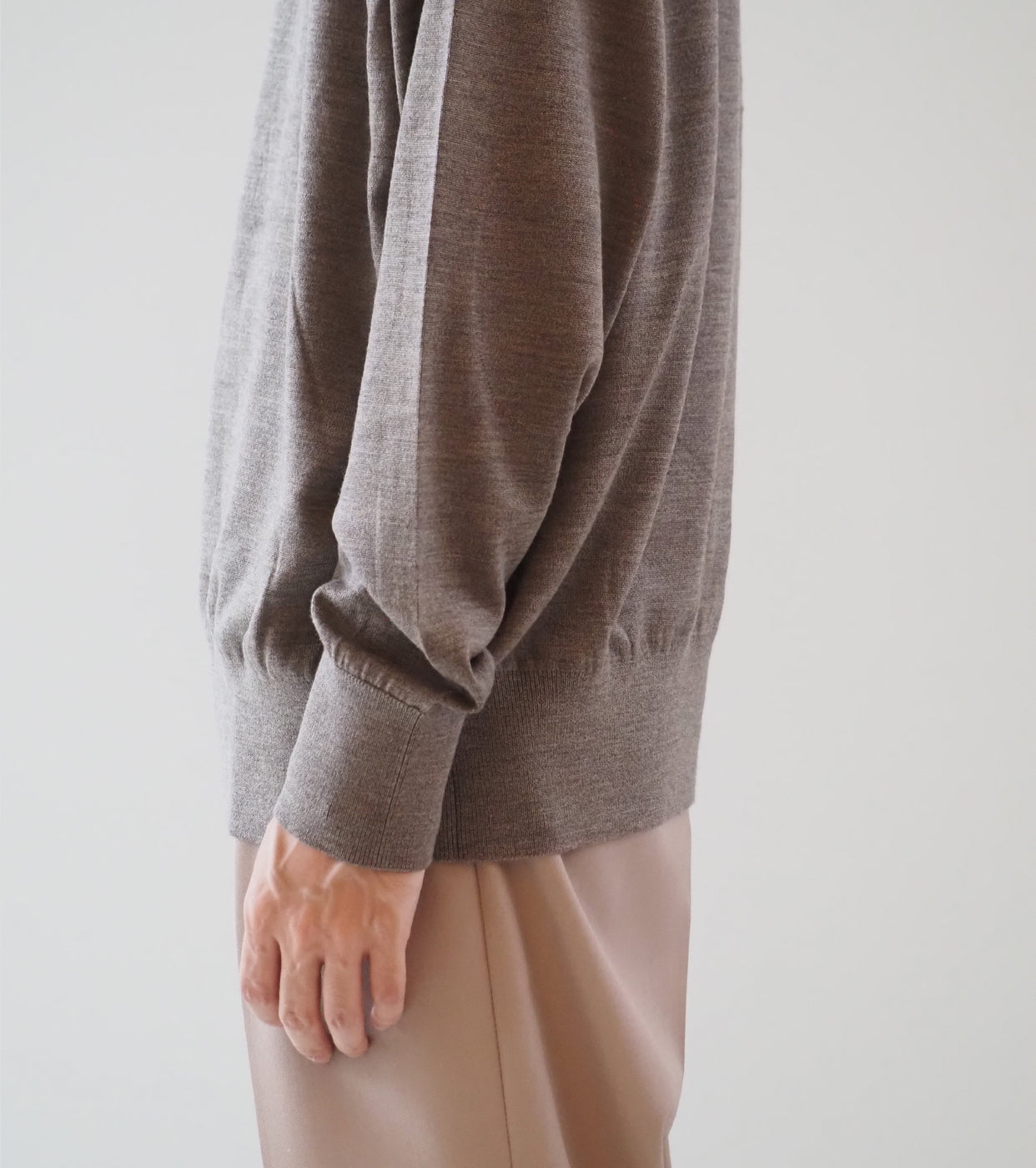 MAATEE&SONS TUBLER SWEATER MARTIN , Brown Orange