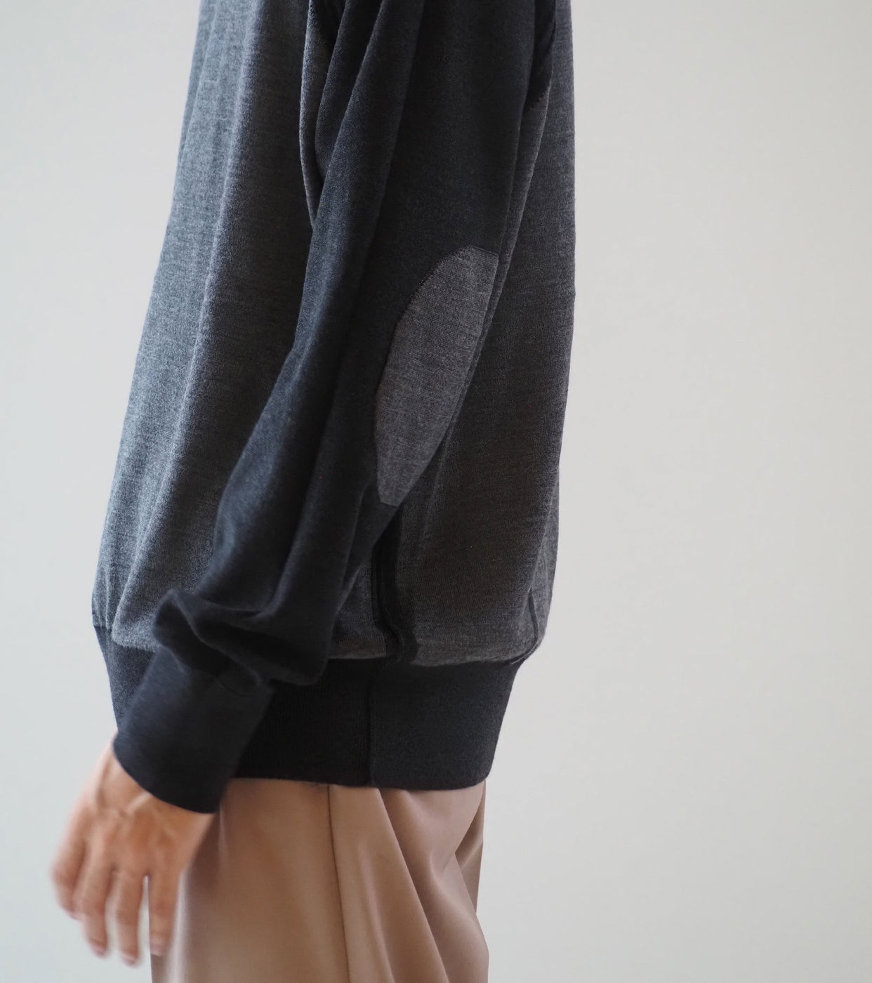 MAATEE&SONS TUBLER SWEATER MARTIN, Charcoal Gray