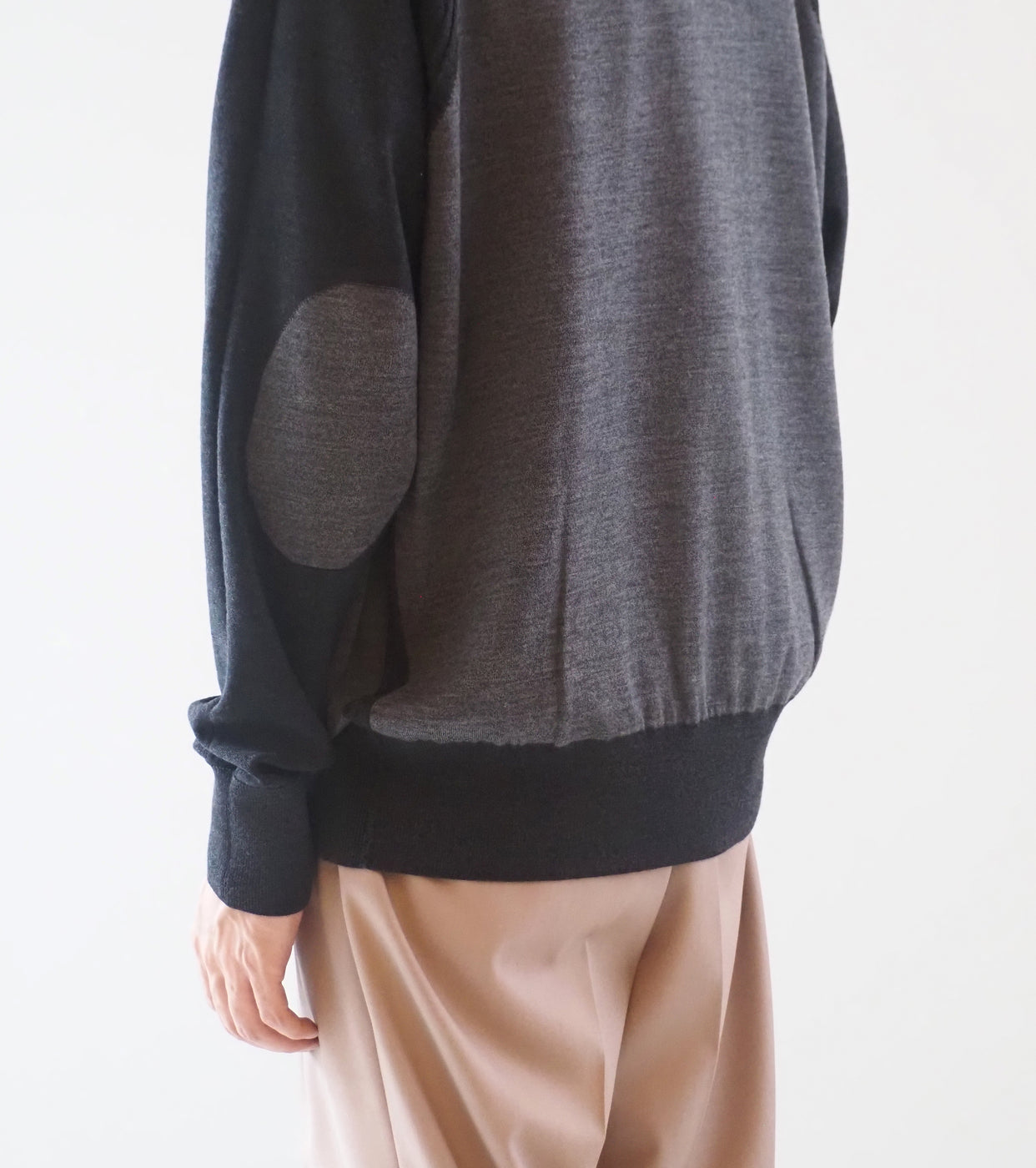 MAATEE&SONS TUBLER SWEATER MARTIN, Charcoal Gray