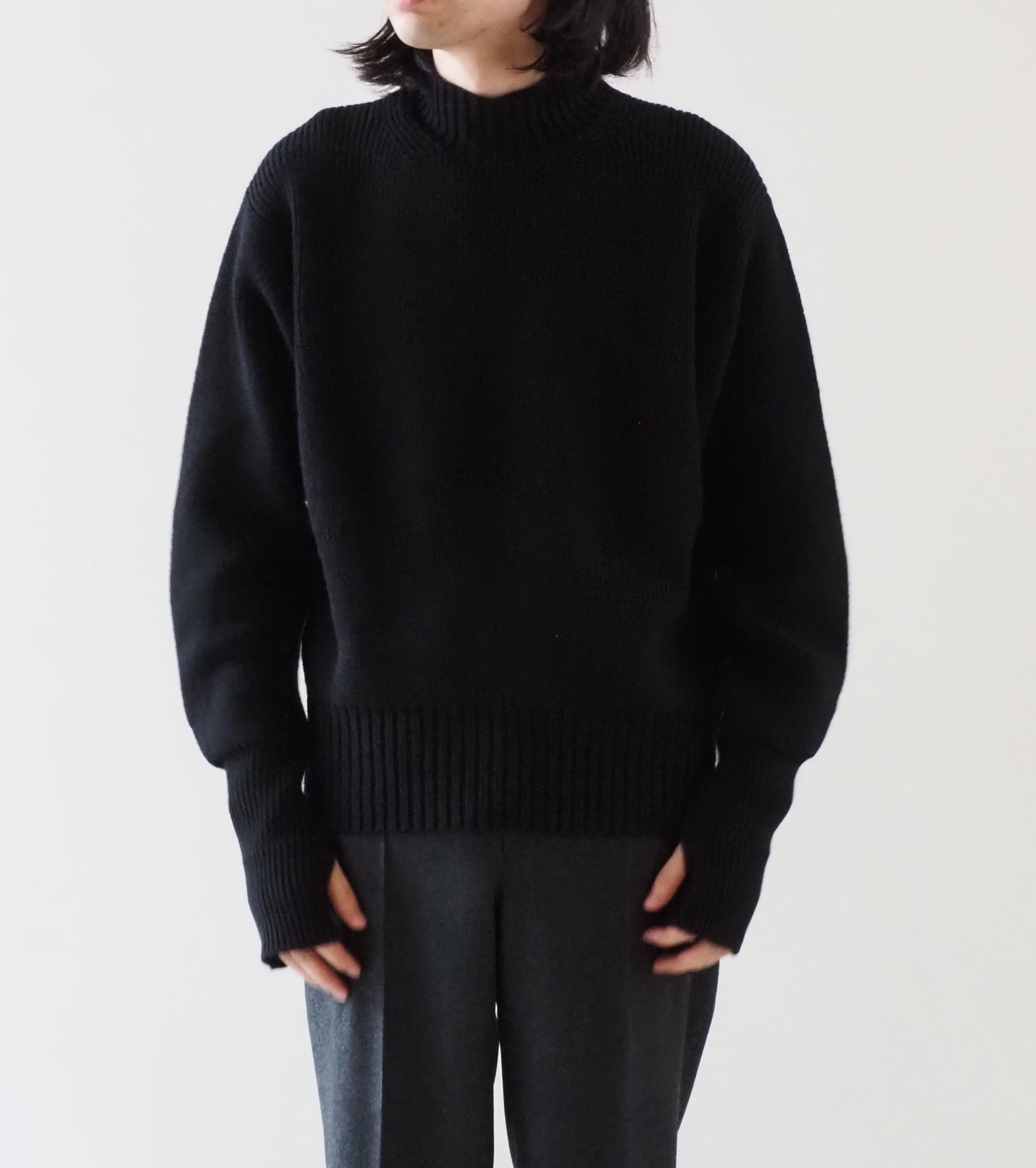 MAATEE&SONS WOOL和紙 ARMY SWEATER M/N ARMY SWEATER - WUNDER MAATEE&SONS WOOL和紙 ARMY SWEATER