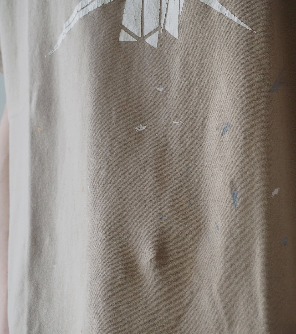 orslow T-SHIRT ORIGAMI PRINT , Beige