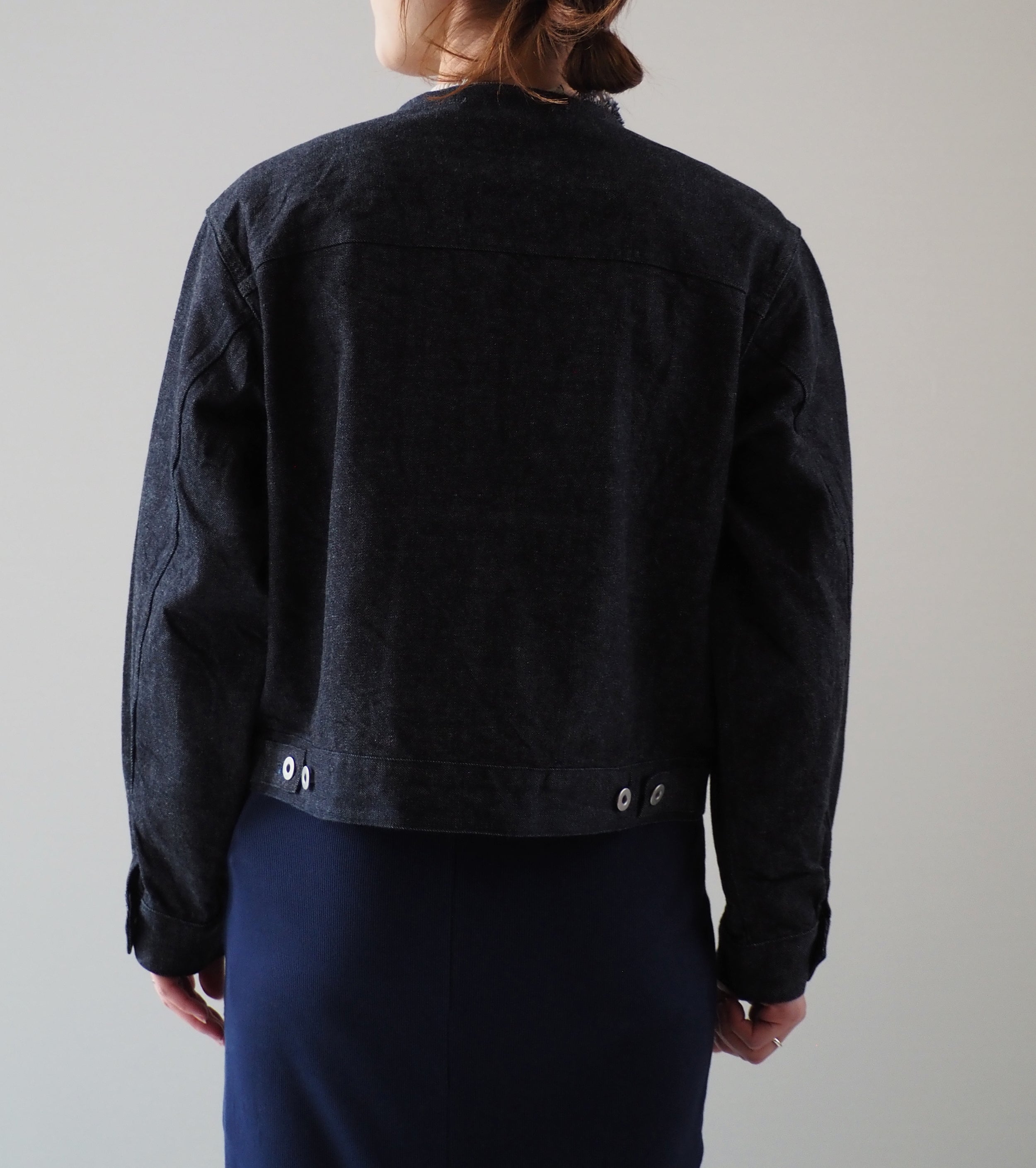 blurhms 12.9oz Denim 51 Short Jacket , Indigo