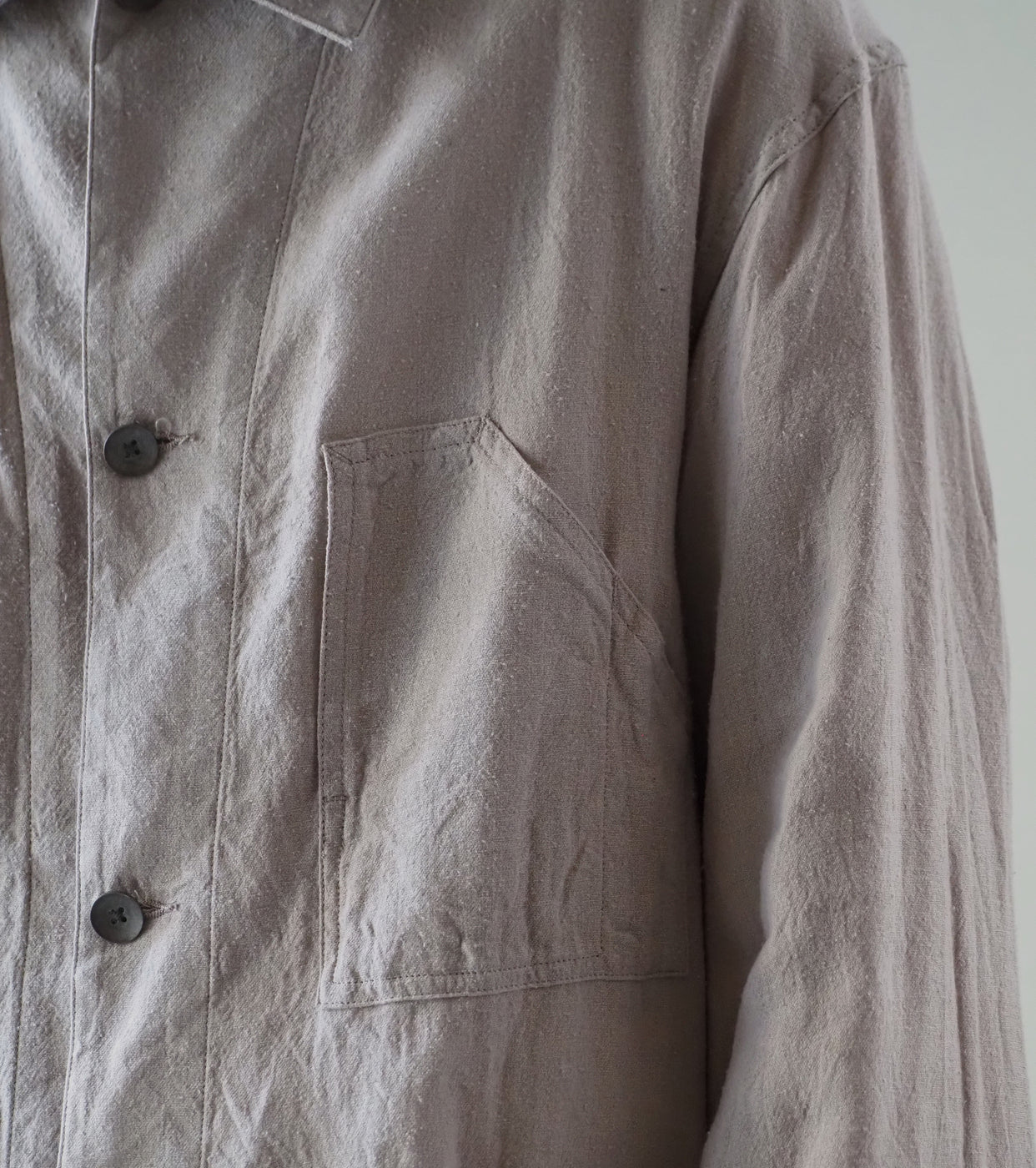 Blurhms Silk Linen Work Jacket , Rose Grey