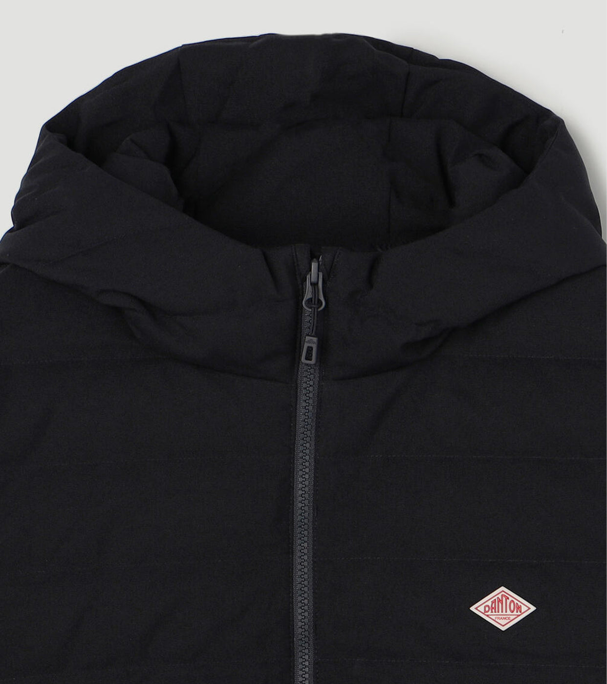 DANTON Wool Like Polyester Middle Down Hooded Jacket , Navy