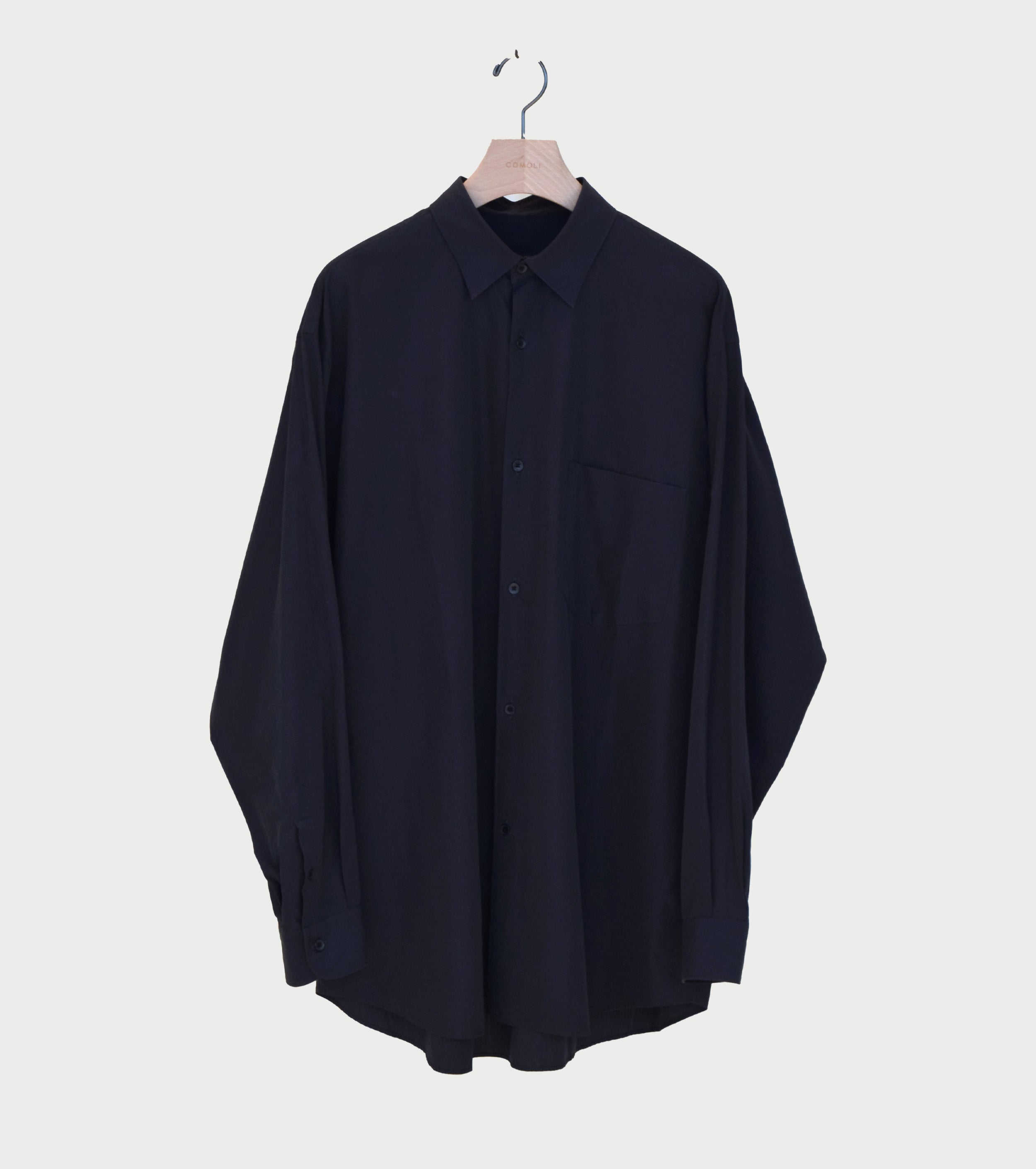 COMOLI SHIRTS, Navy