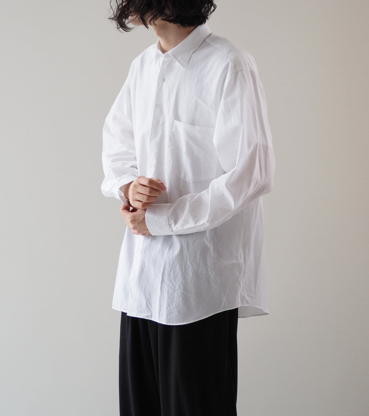 COMOLI SHIRTS, White