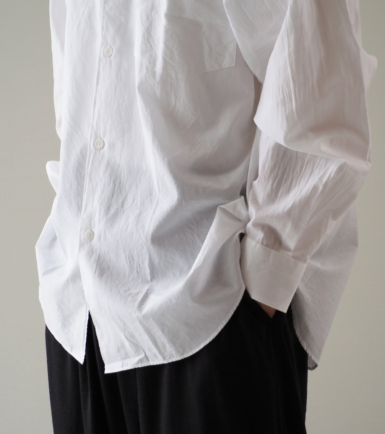 COMOLI SHIRTS, White