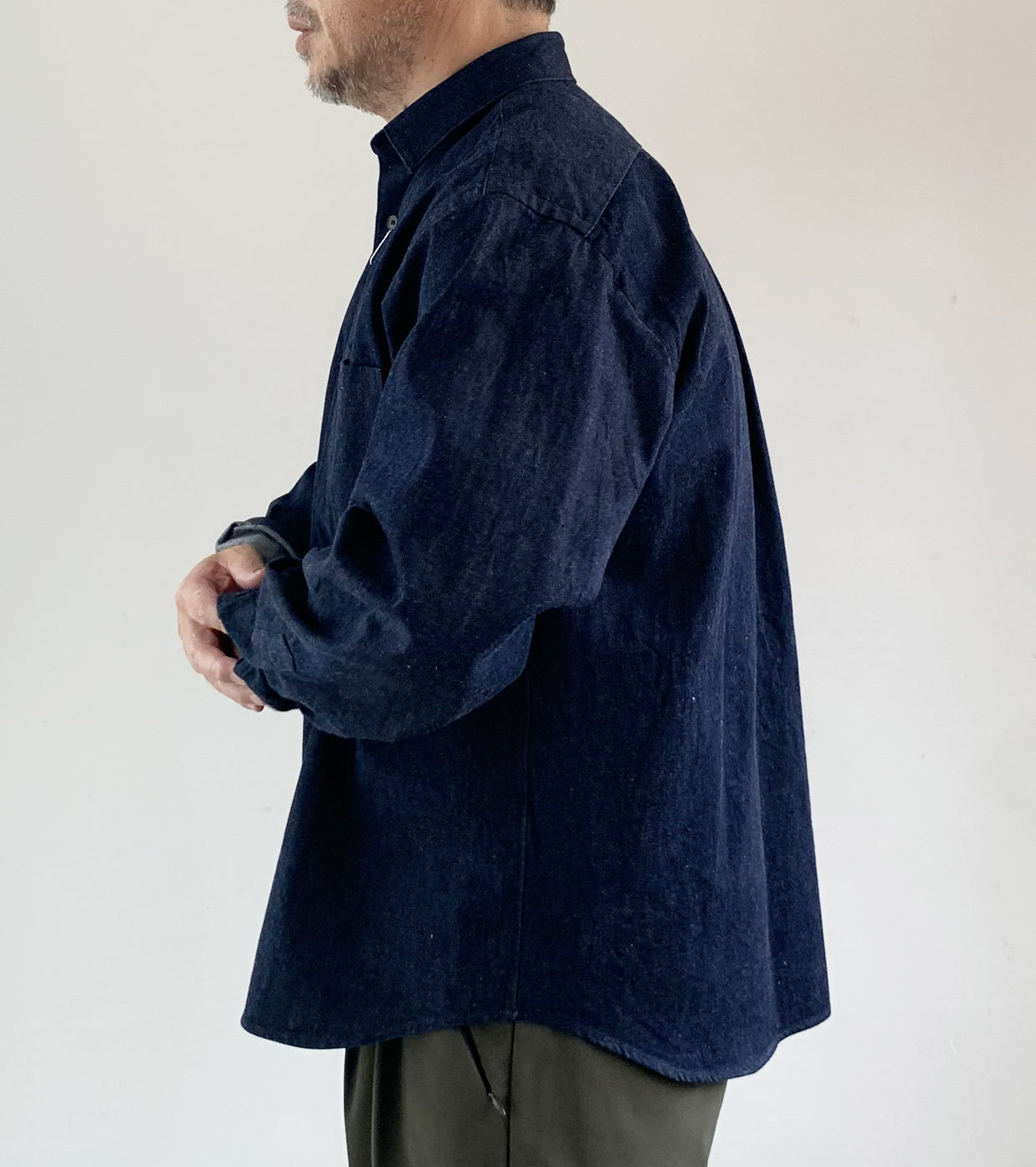 Denim COMOLI Shirt,navy