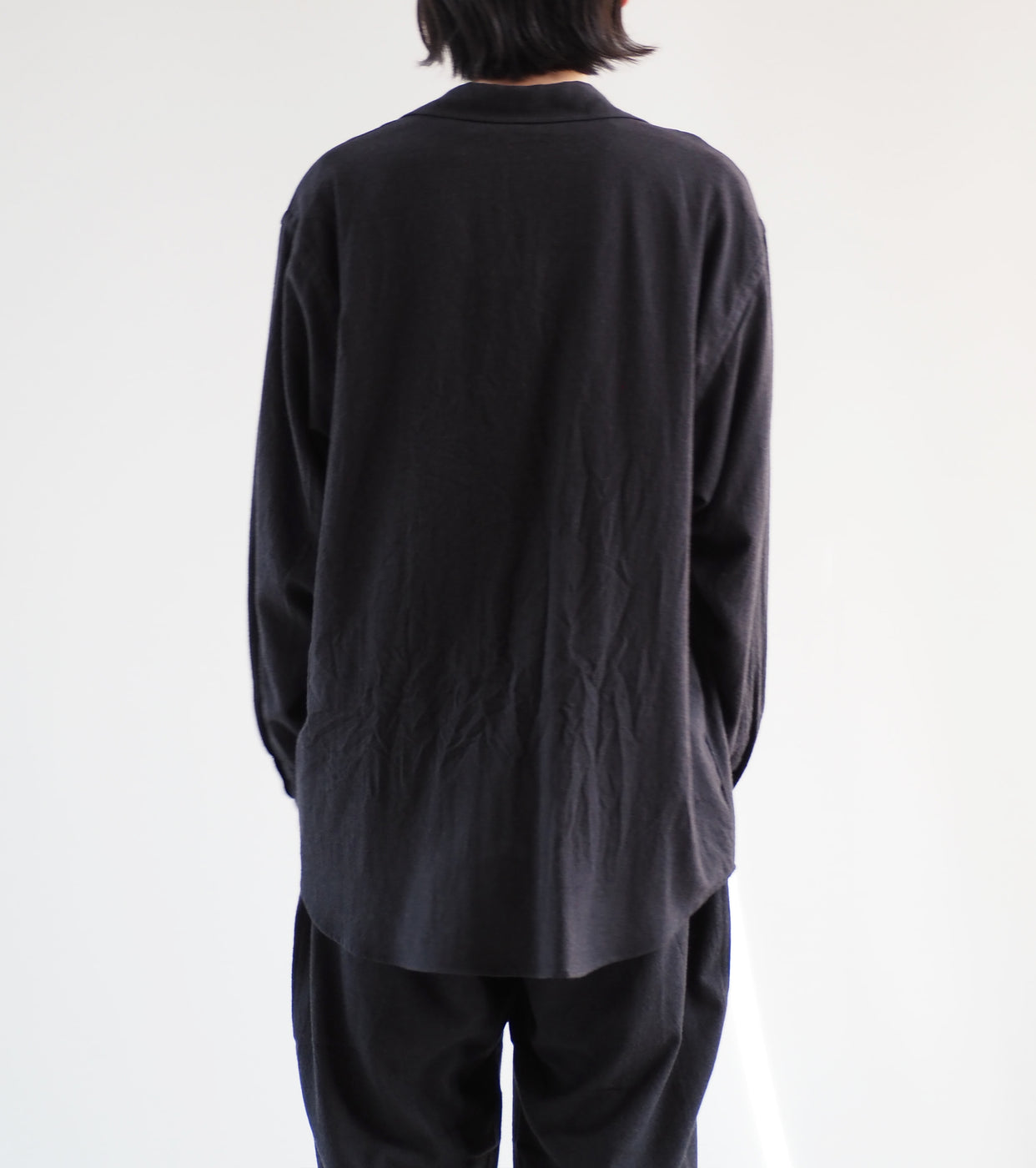 Wool Viyella Skirt,Charcoal