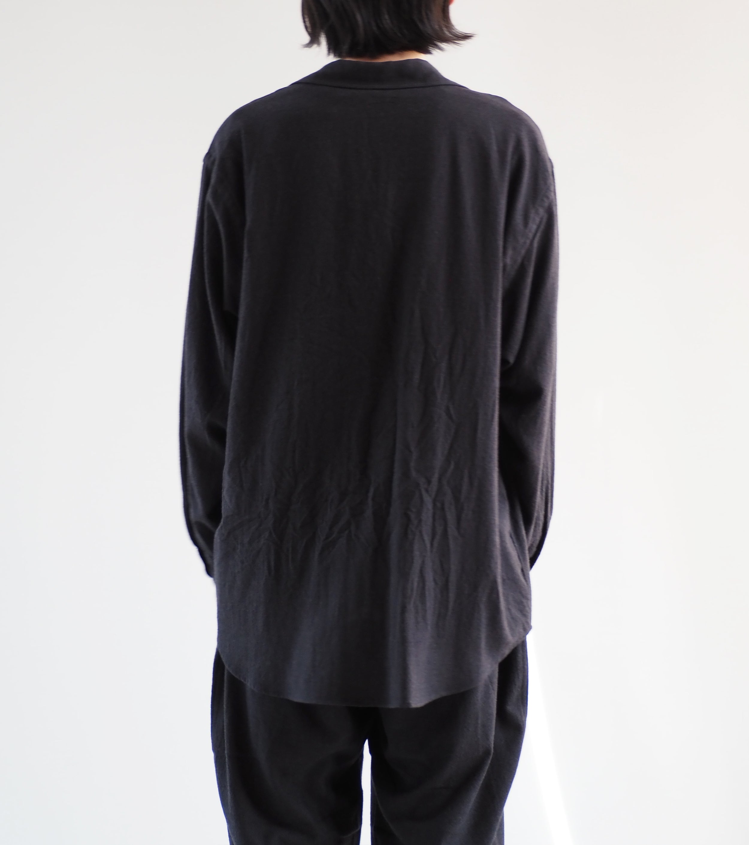 Wool Viyella Skirt,Charcoal