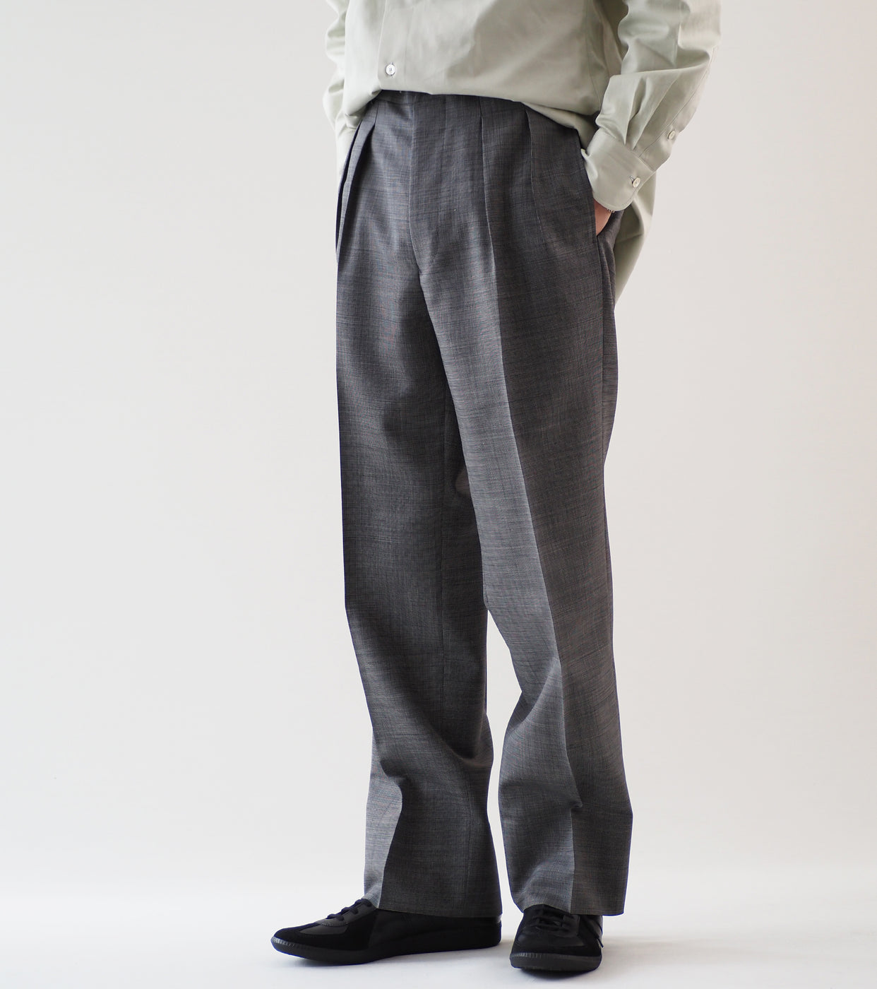 MAATEE&SONS FOREVER SLACKS , Black