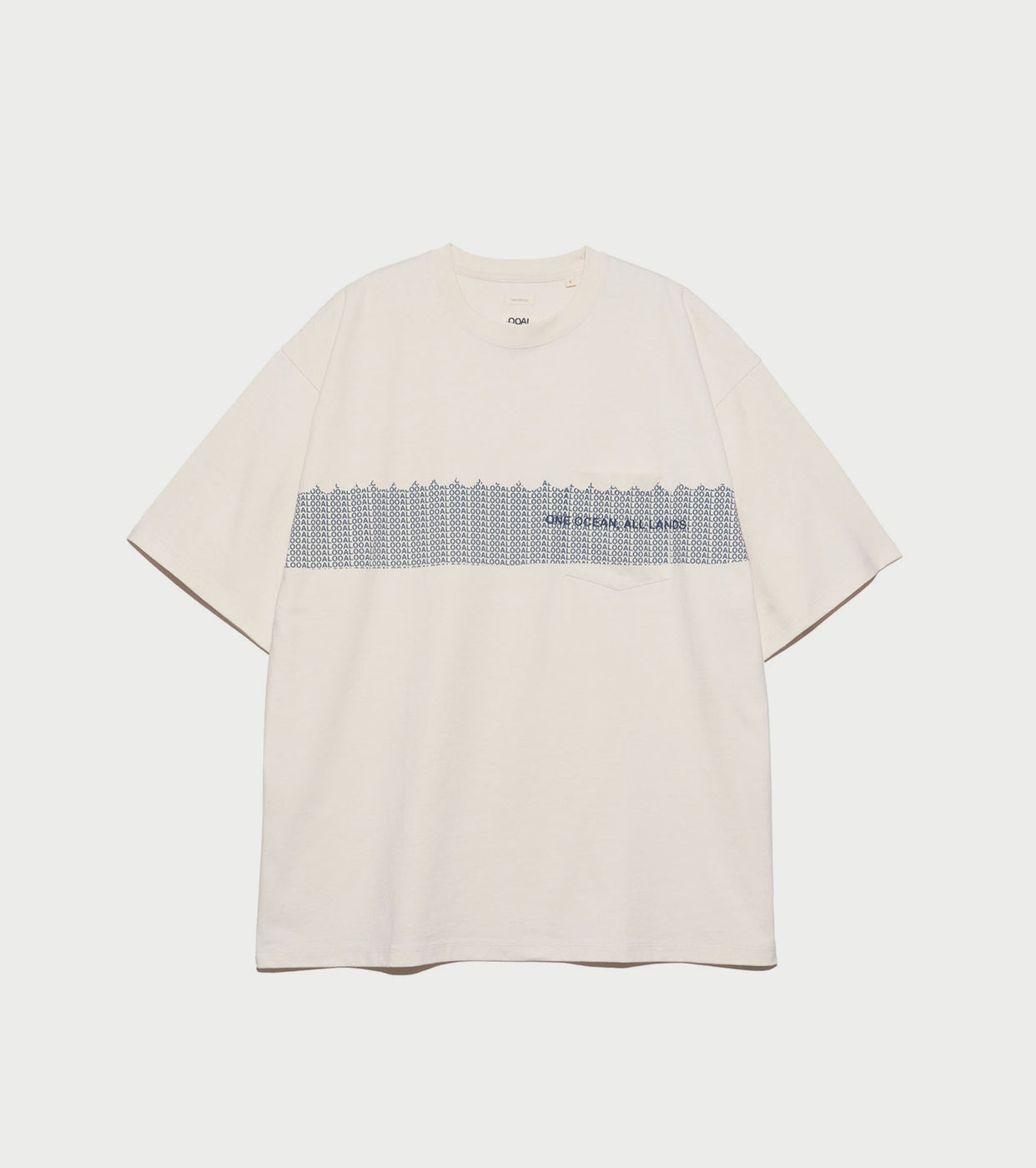 nanamica OOAL Graphic Pocket Tee, Ivory
