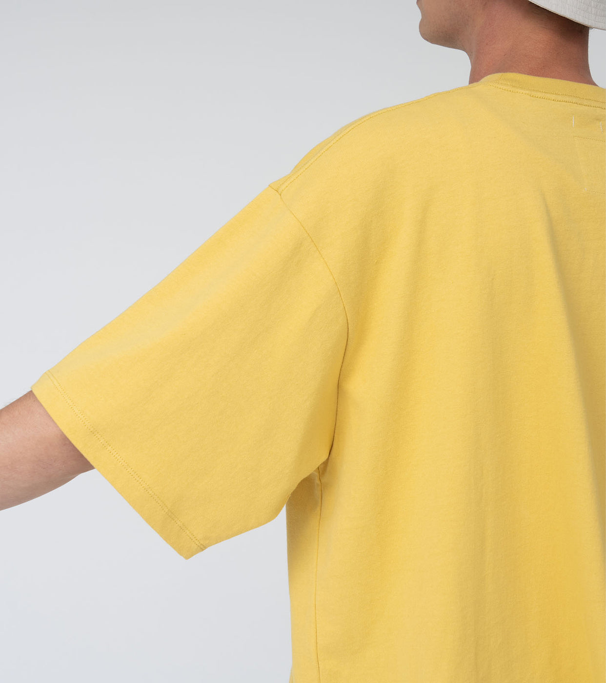 nanamica  OOAL Graphic Pocket Tee, Vintage Yellow