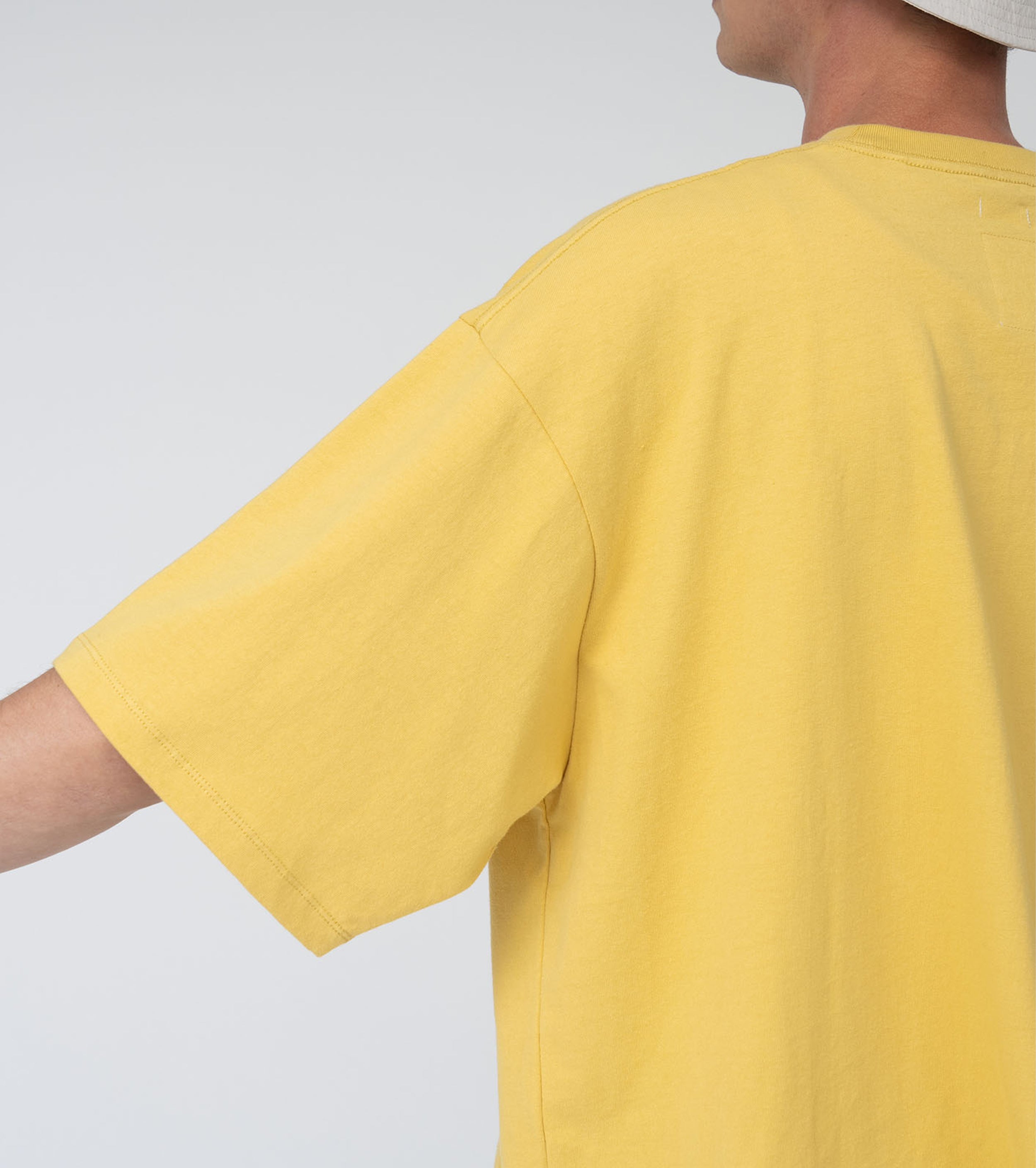 nanamica  OOAL Graphic Pocket Tee, Vintage Yellow