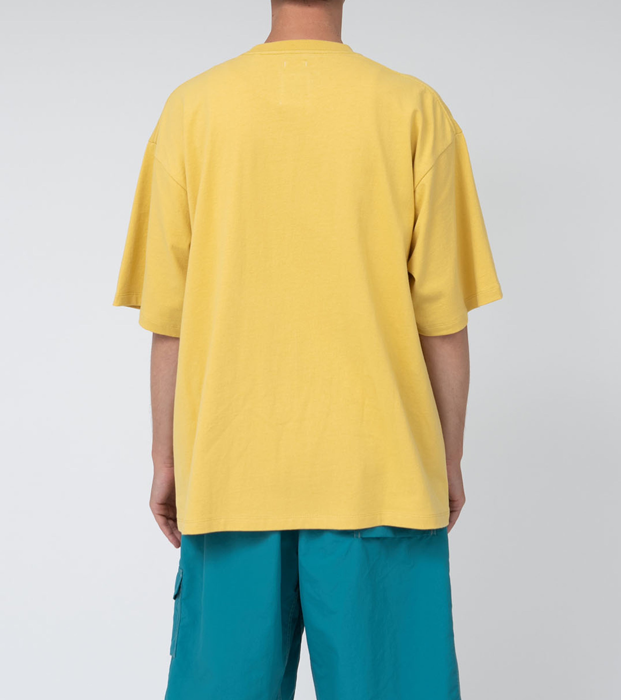 nanamica  OOAL Graphic Pocket Tee, Vintage Yellow