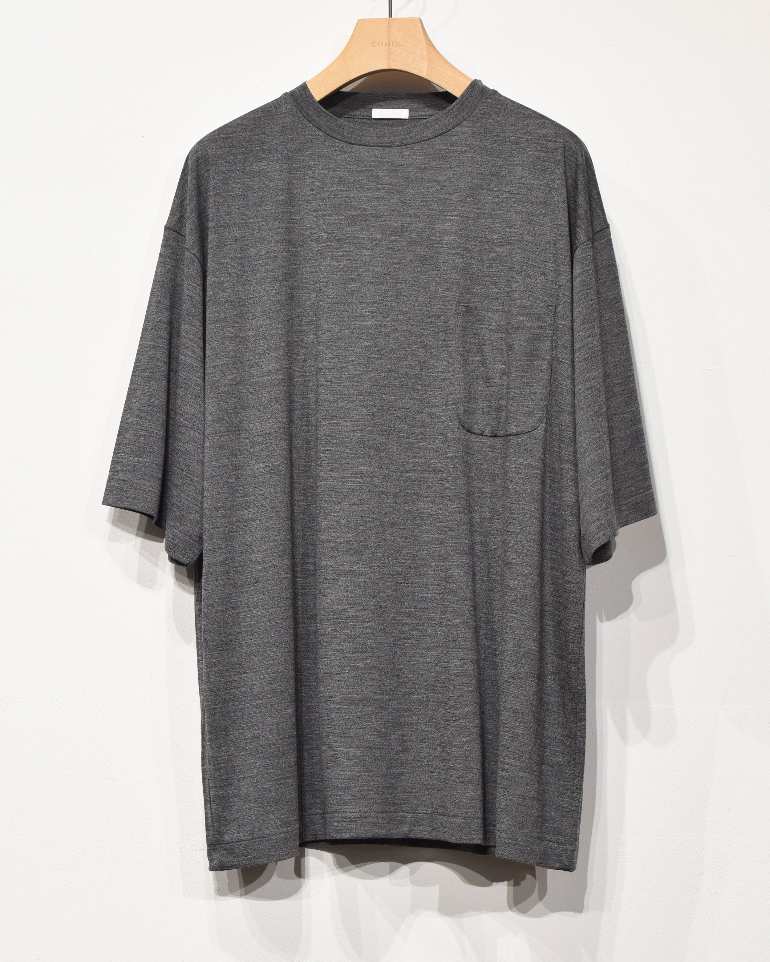 COMOLI 22SS ウール天竺Tシャツ サイズ2Tシャツ/カットソー(半袖/袖なし)