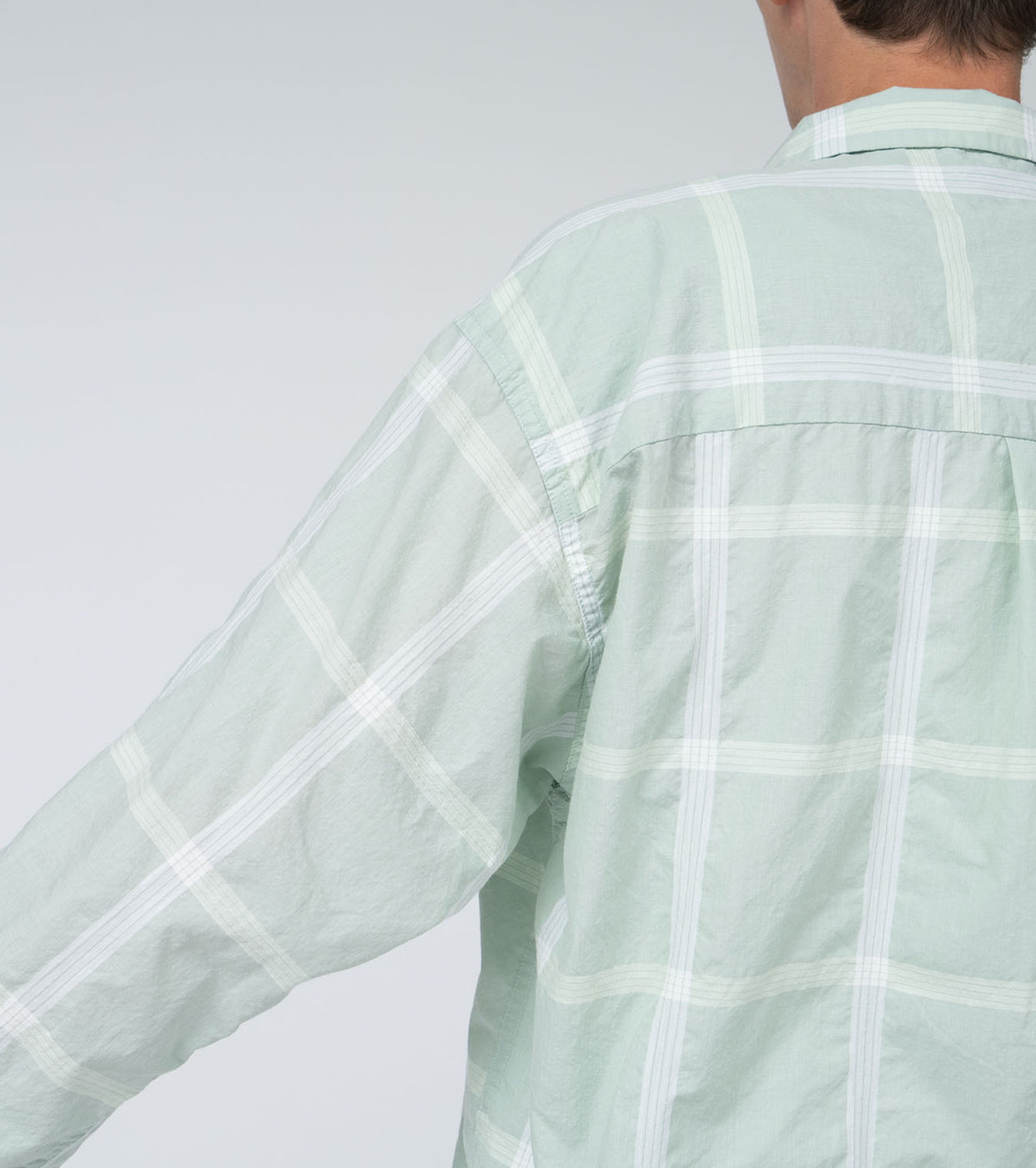 nanamica PALAKA Check Shirt , Coral Green